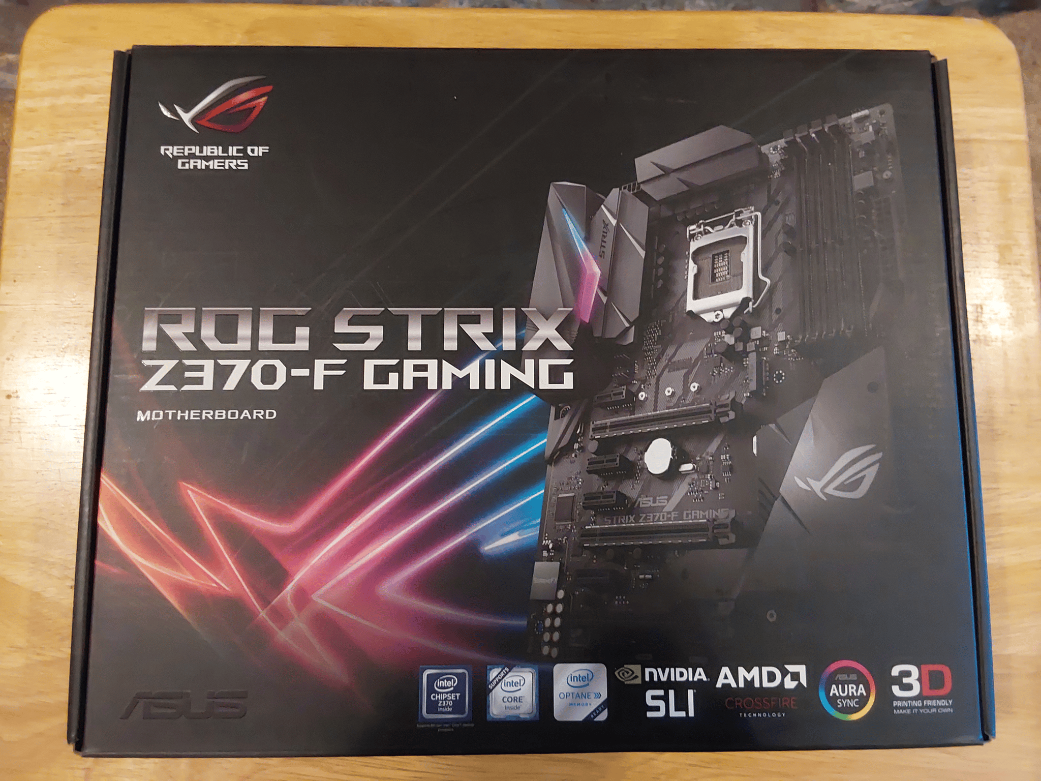 NEW Asus ROG STRIX Z370-F GAMING ATX LGA1151 Motherboard (Intel 8th & 9th Gen CPUs)