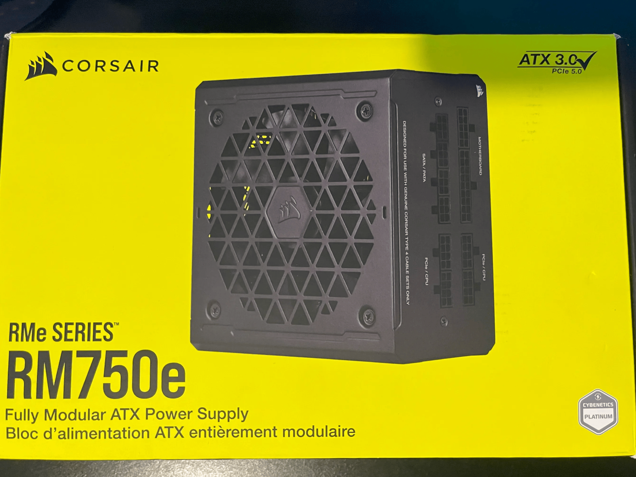 Copy of Corsair RM750e 750W Modular Power Supply | Box Included | All cables Included | Minimal U...