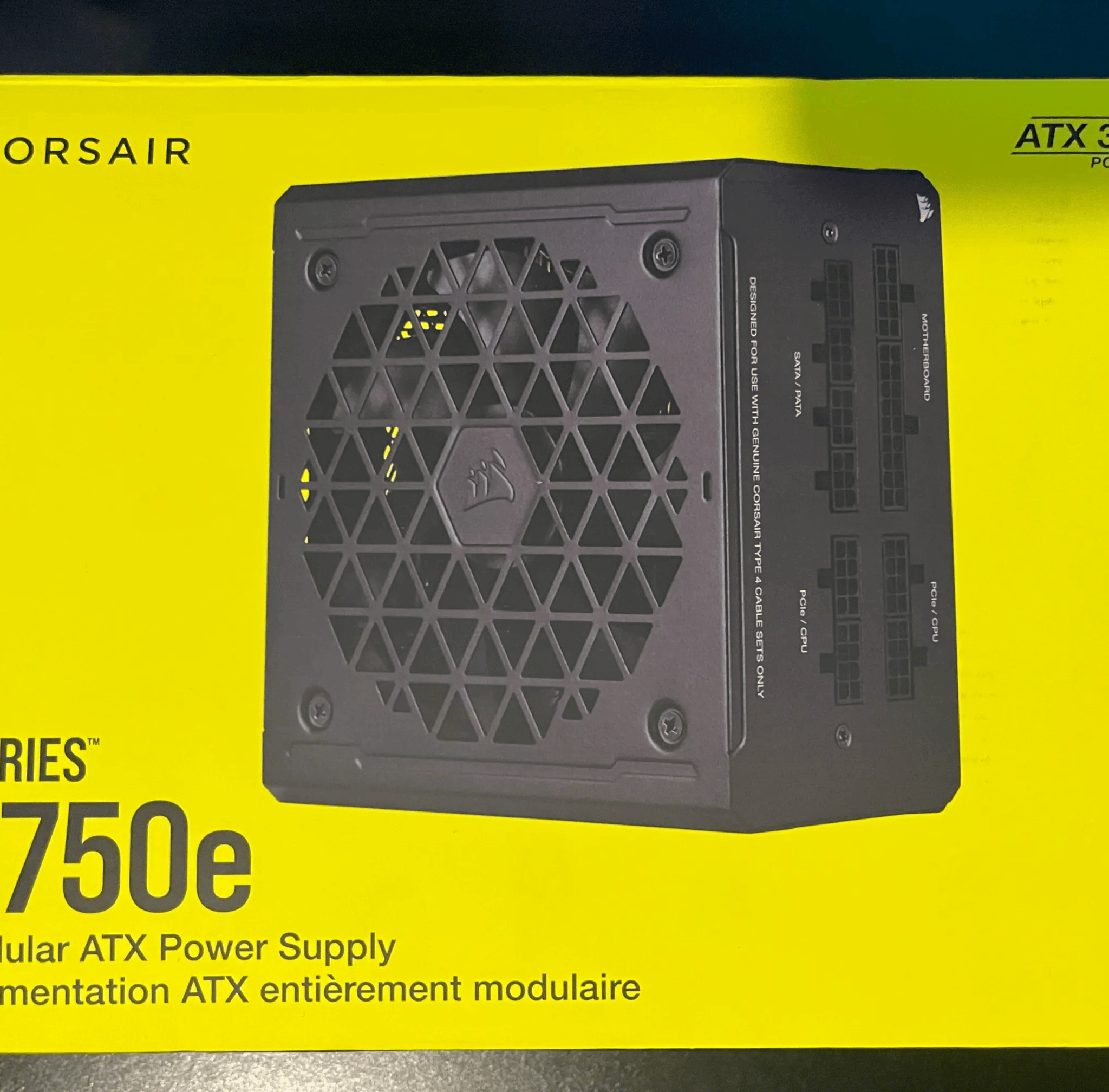Copy of Corsair RM750e 750W Modular Power Supply | Box Included | All cables Included | Minimal U...