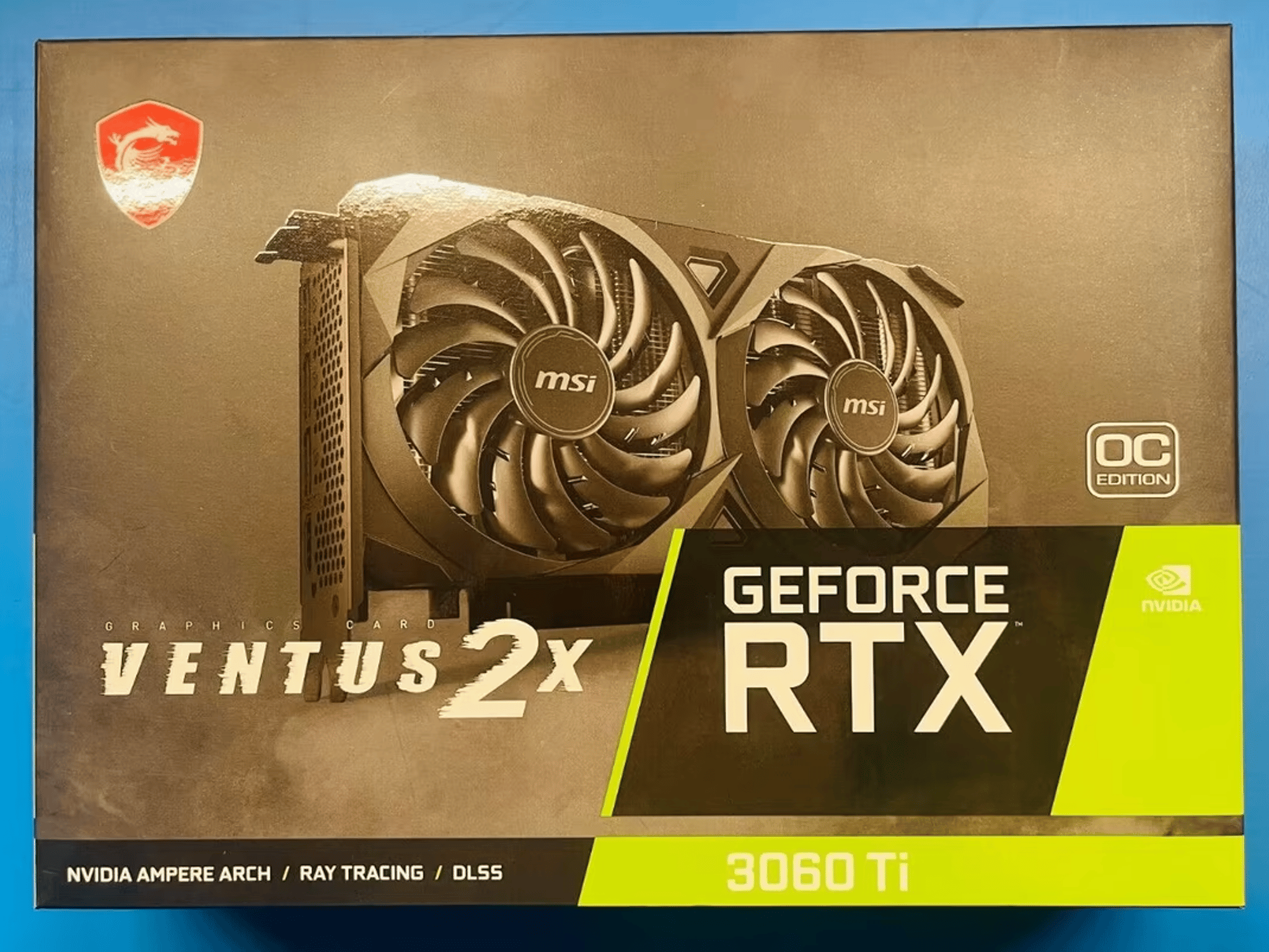 MSI RTX 3060 Ti VENTUS 2X OC 8GB NON-LHR GDDR6 Graphics Card
