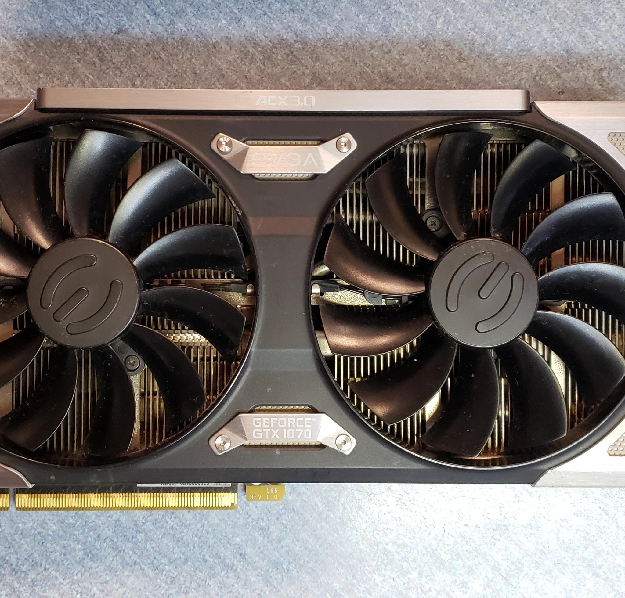 EVGA GTX 1070 FTW graphics card