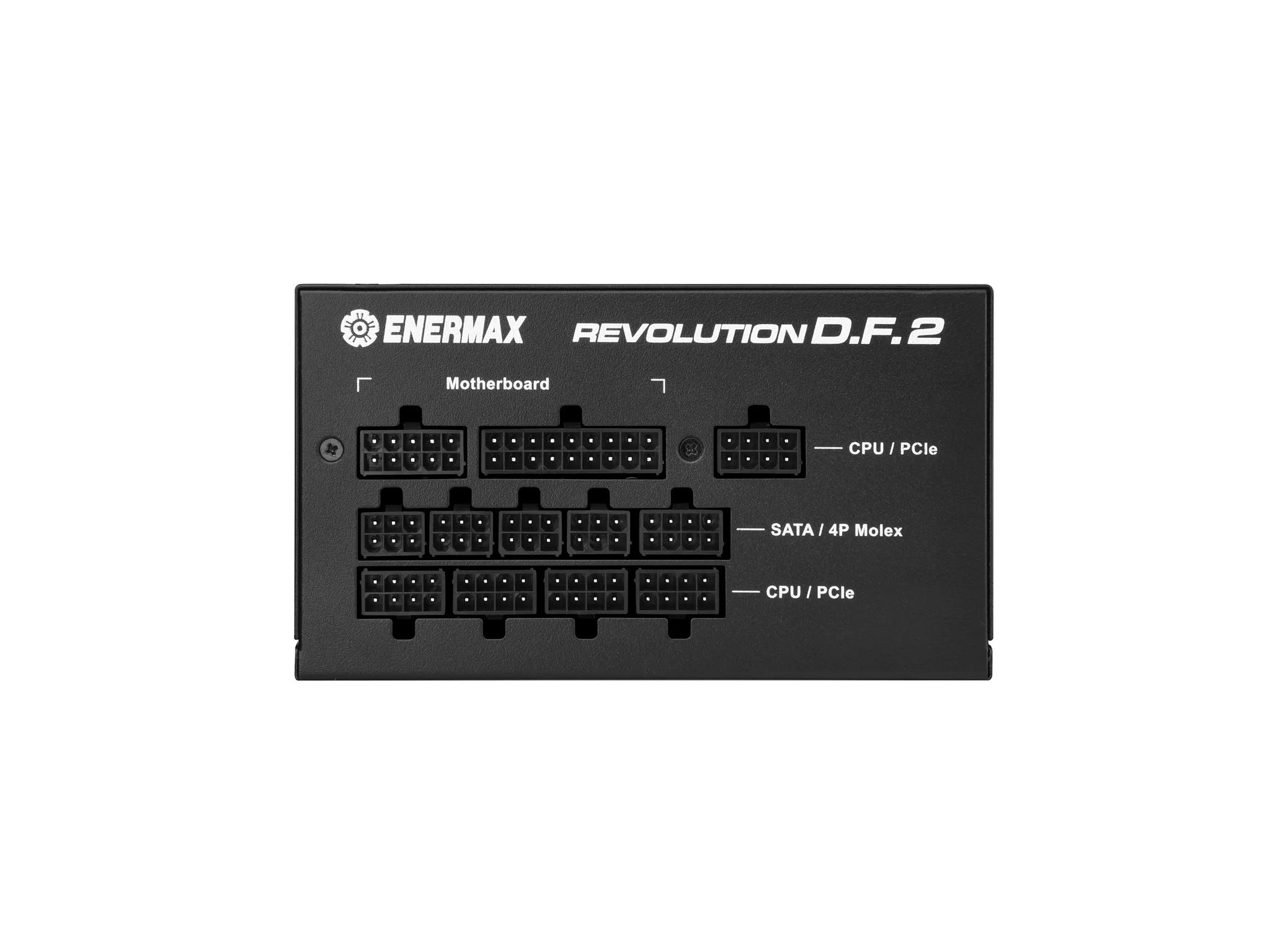 Enermax Revolution D.F. 2 ATX 3.0 & PCIe 5.0 Compliant 80+ Gold 1050W Full Modular Power Supply