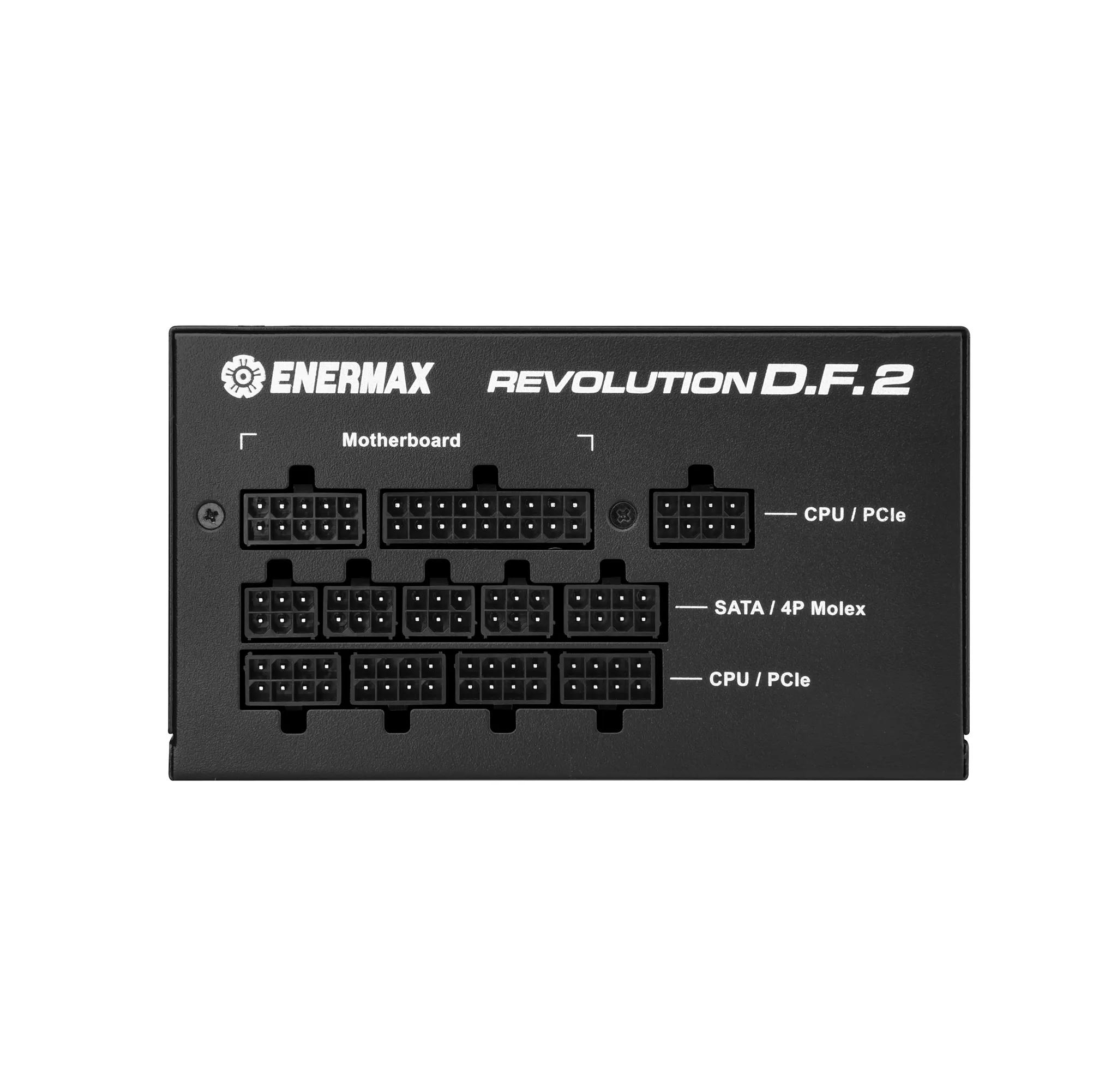 Enermax Revolution D.F. 2 ATX 3.0 & PCIe 5.0 Compliant 80+ Gold 1050W Full Modular Power Supply