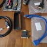 Assorted Computer Cables and Components Package Deal