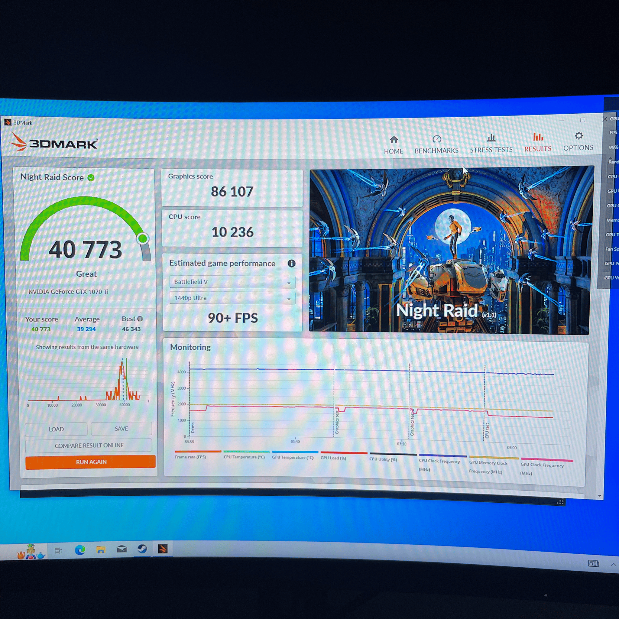 GTX 1070 Ti + Ryzen 5 3600