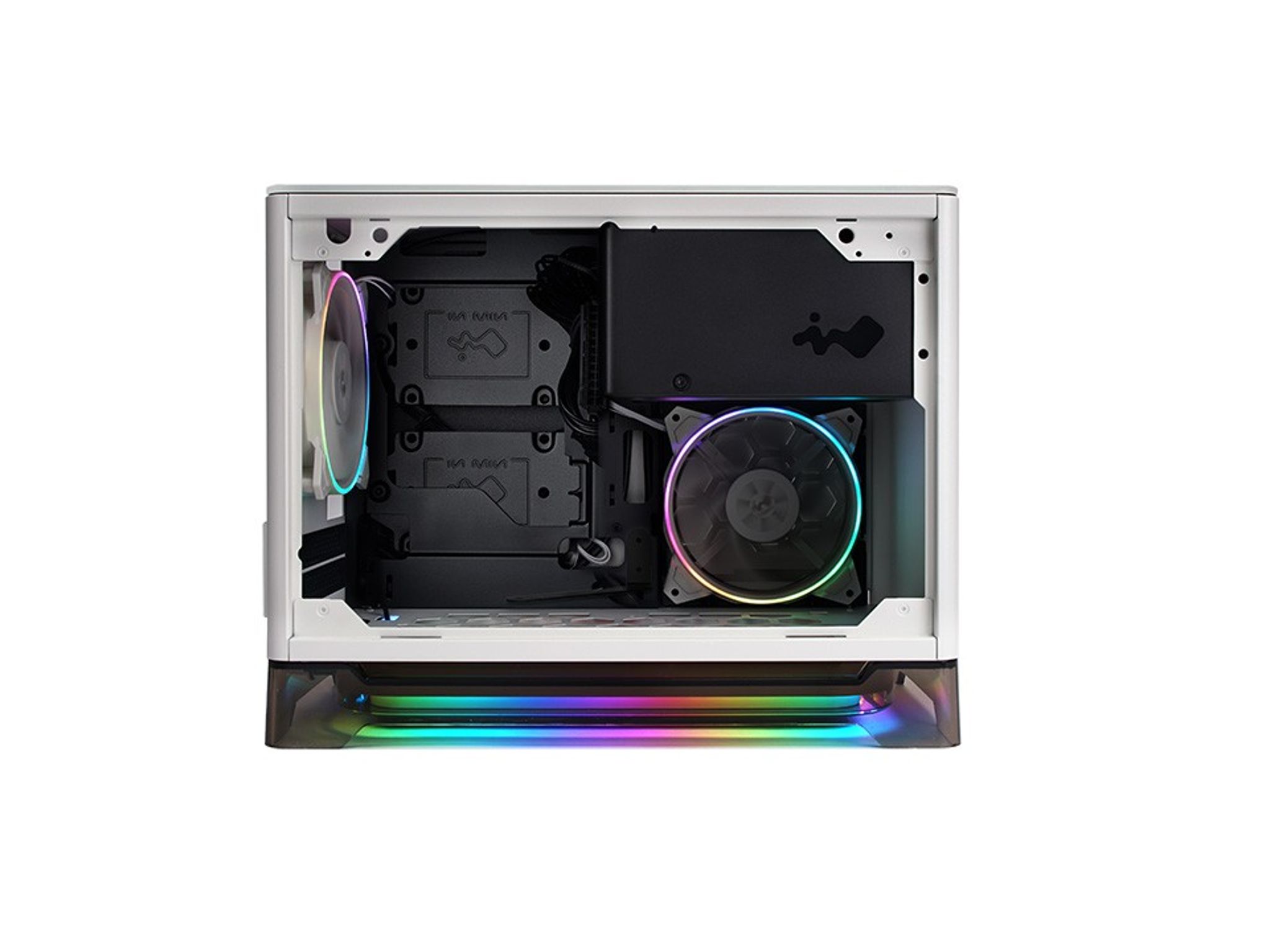 InWin A1 PRIME WHITE Mini-ITX Tower built in 750w 80+ Gold ATX PSU Computer Case