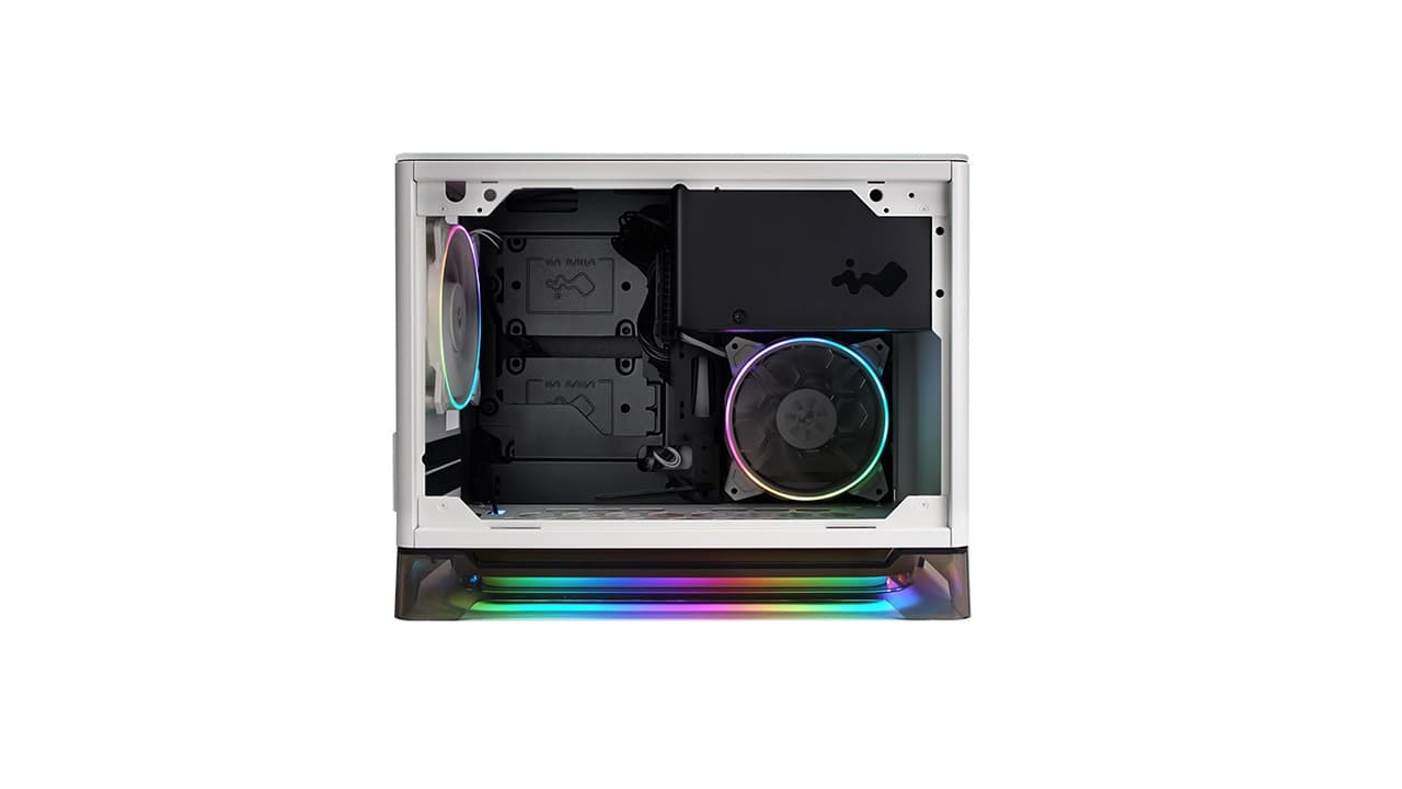 InWin A1 PRIME WHITE Mini-ITX Tower built in 750w 80+ Gold ATX PSU Computer Case