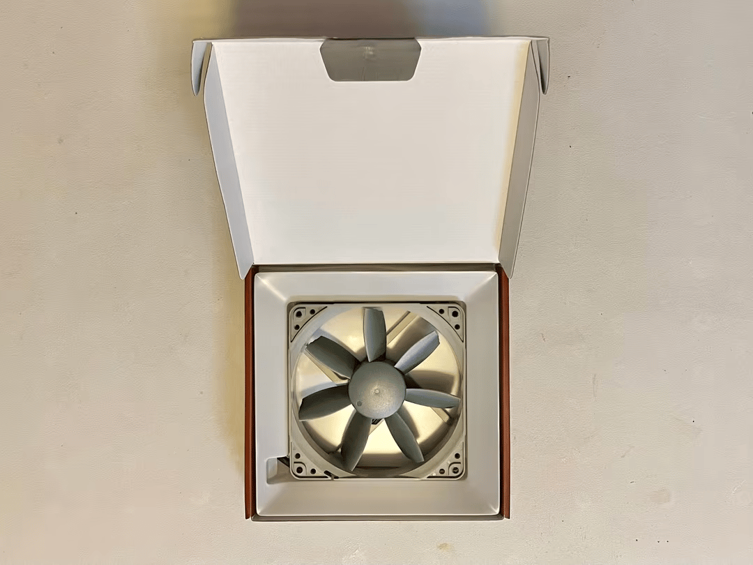Noctua NF-S12B redux-1200 PWM High Performance Cooling Fan, 4-Pin (120mm, Grey) (Used, Like New)