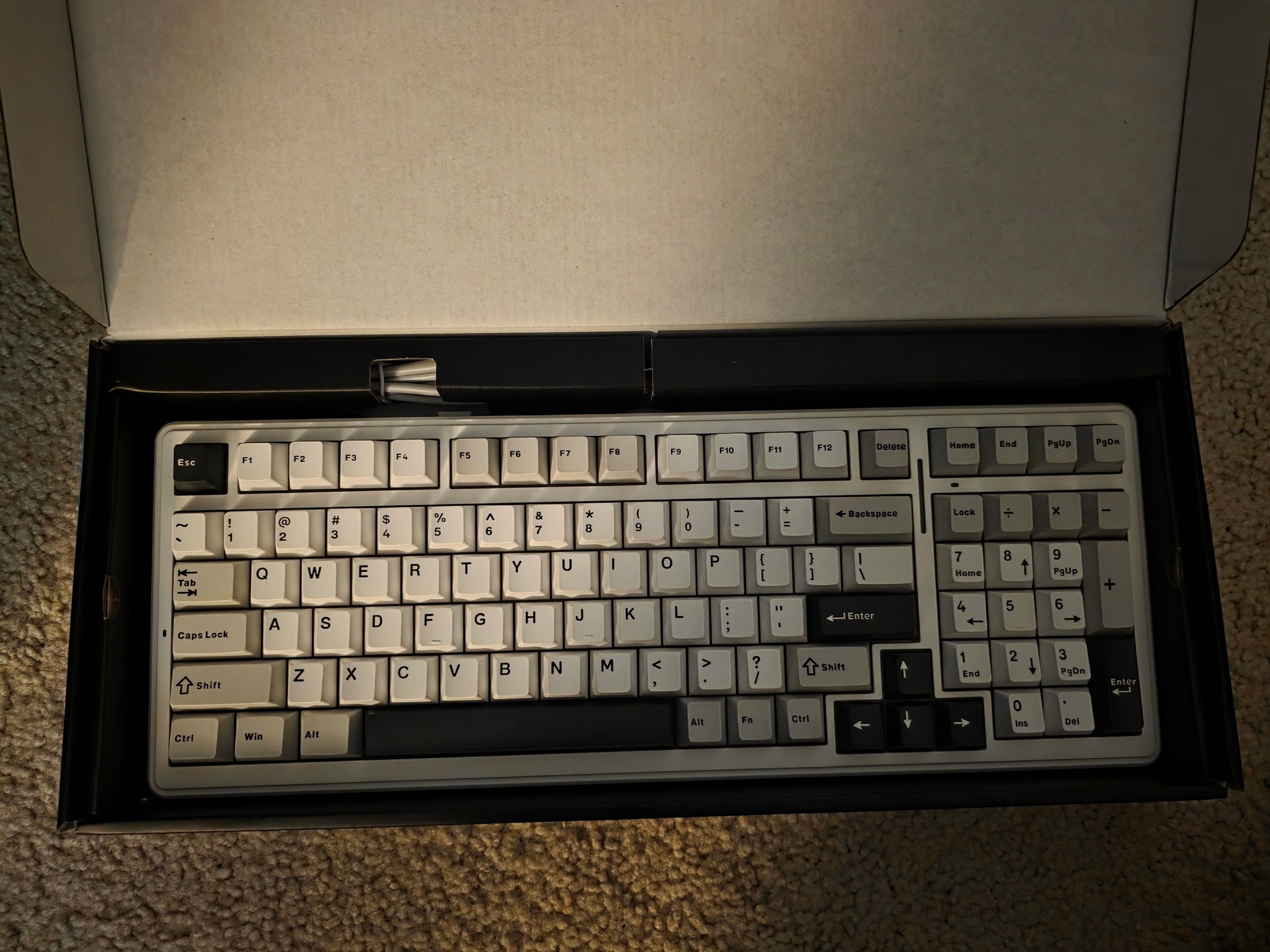 Aula F99 Wireless 96% Layout Black Grey White Mechanical RGB Hot Swappable Keyboard Brand New