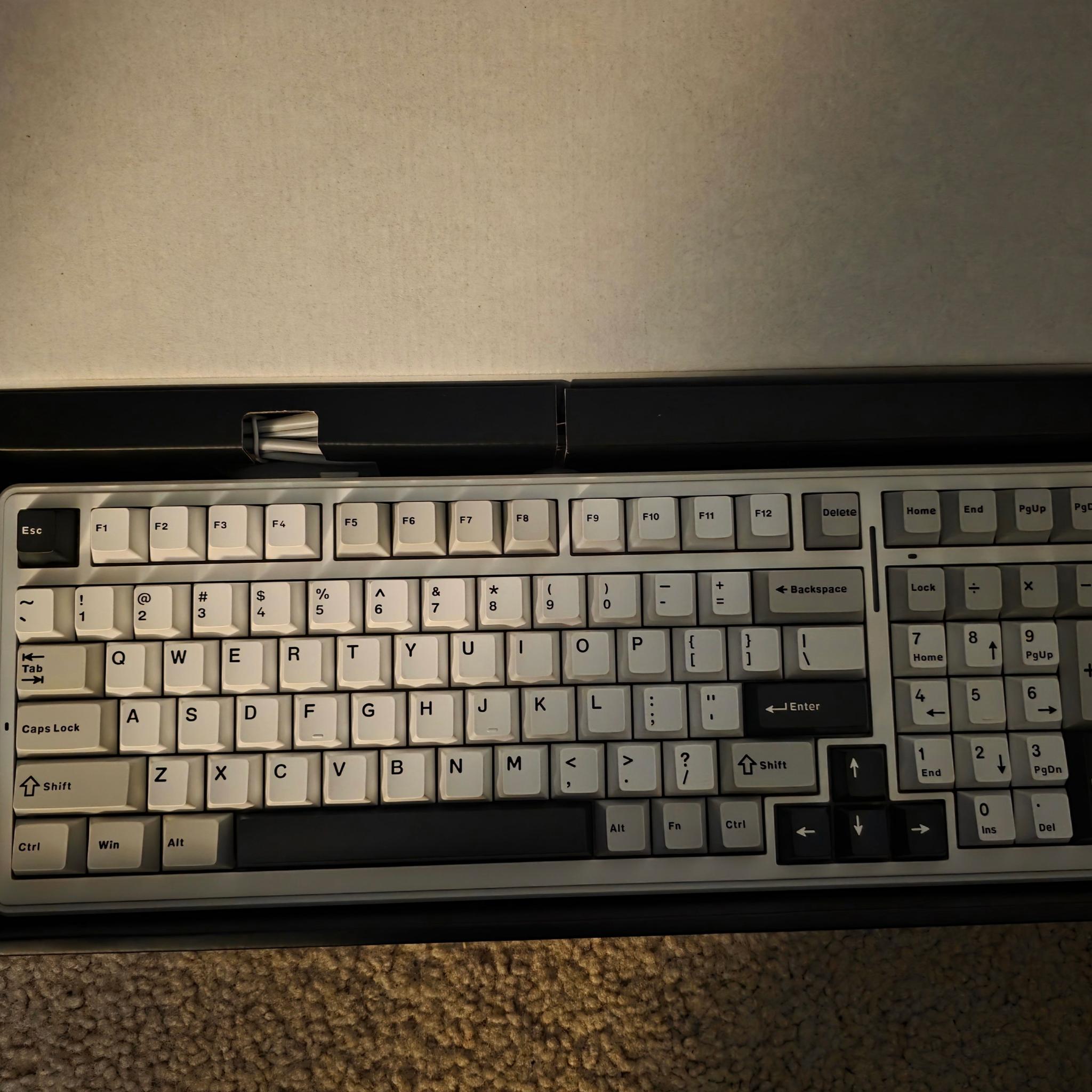 Aula F99 Wireless 96% Layout Black Grey White Mechanical RGB Hot Swappable Keyboard Brand New