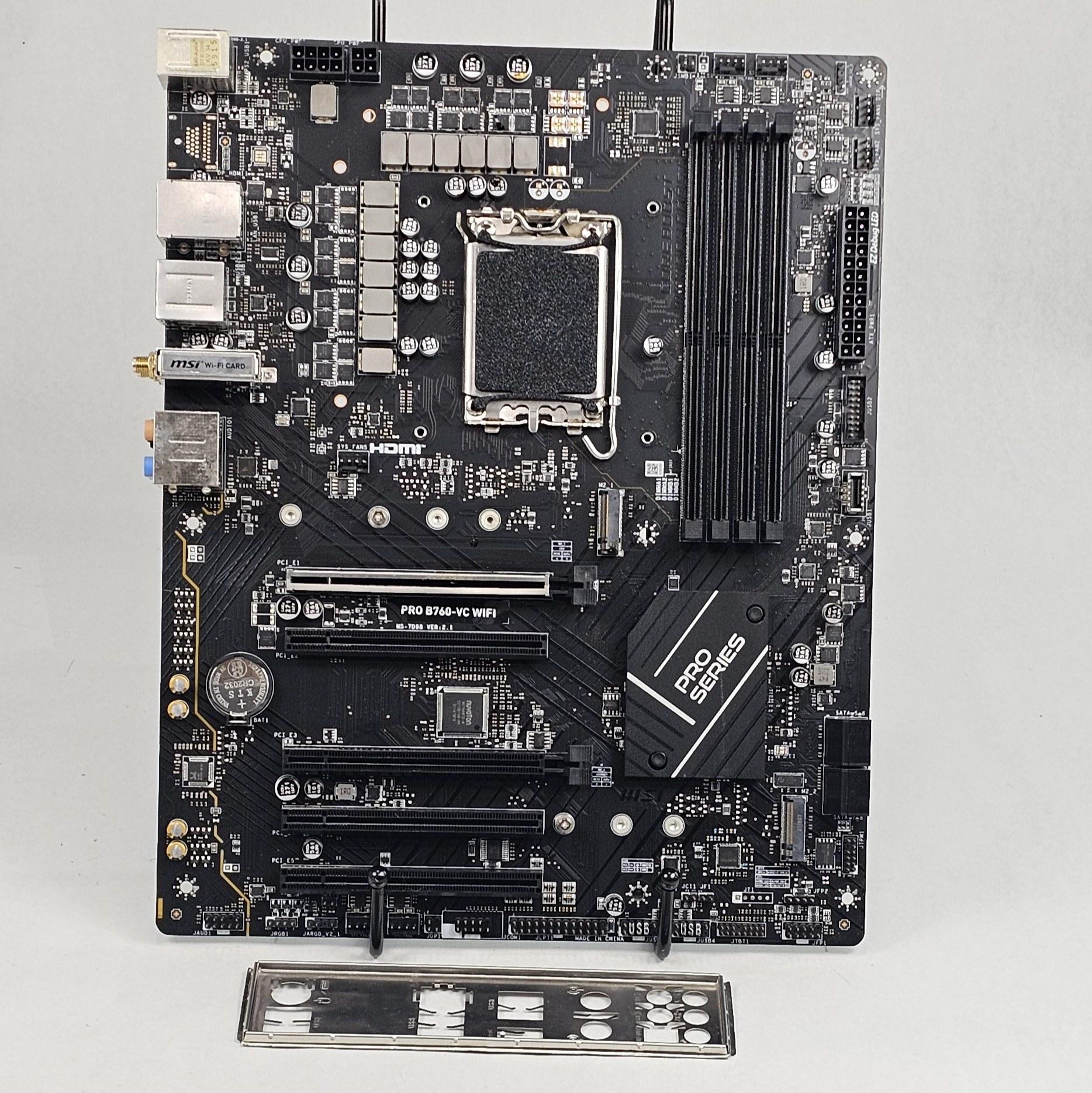 MSI PRO B760-VC WIFI LGA1700 DDR5 ATX Motherboard