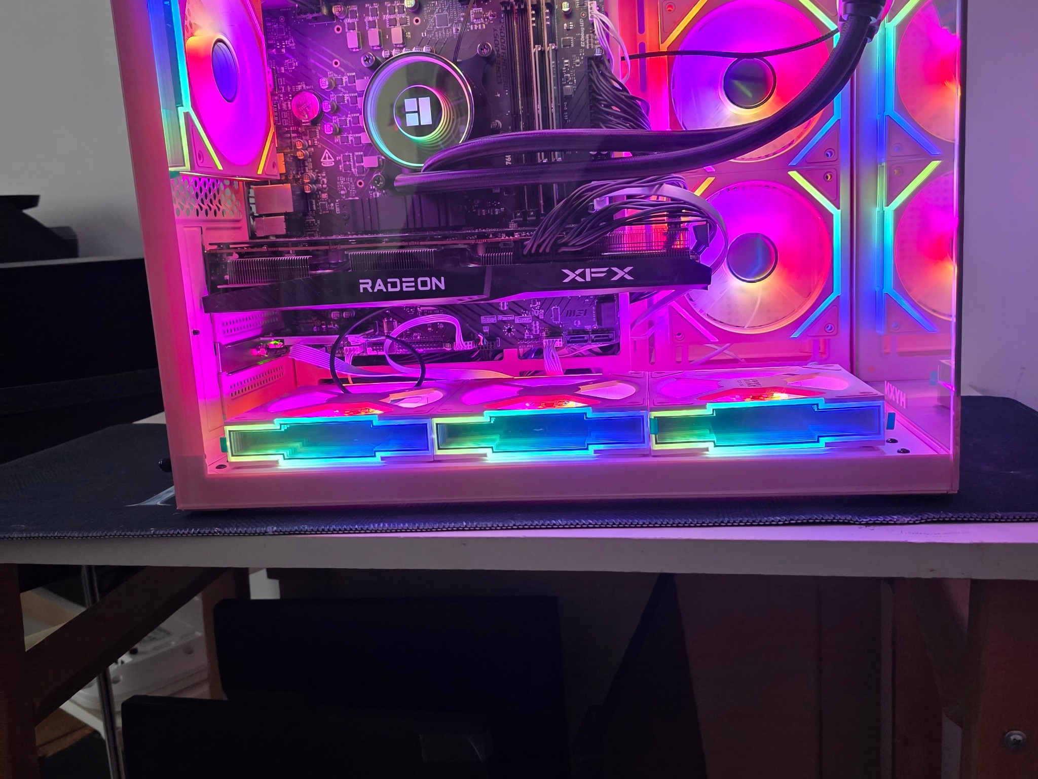 Pink Gaming PC – RX 6700 XT | DDR5 | RGB | 12th Gen Build