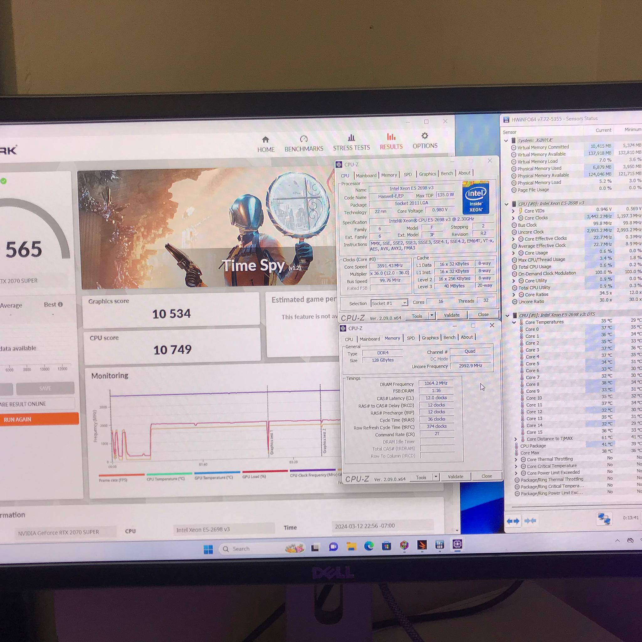 i9xeon 16c/32t 128GB RTX 2070 Super 8GB 1TB NVMe RGB Streaming/Gaming/ContentCreator PC Computer