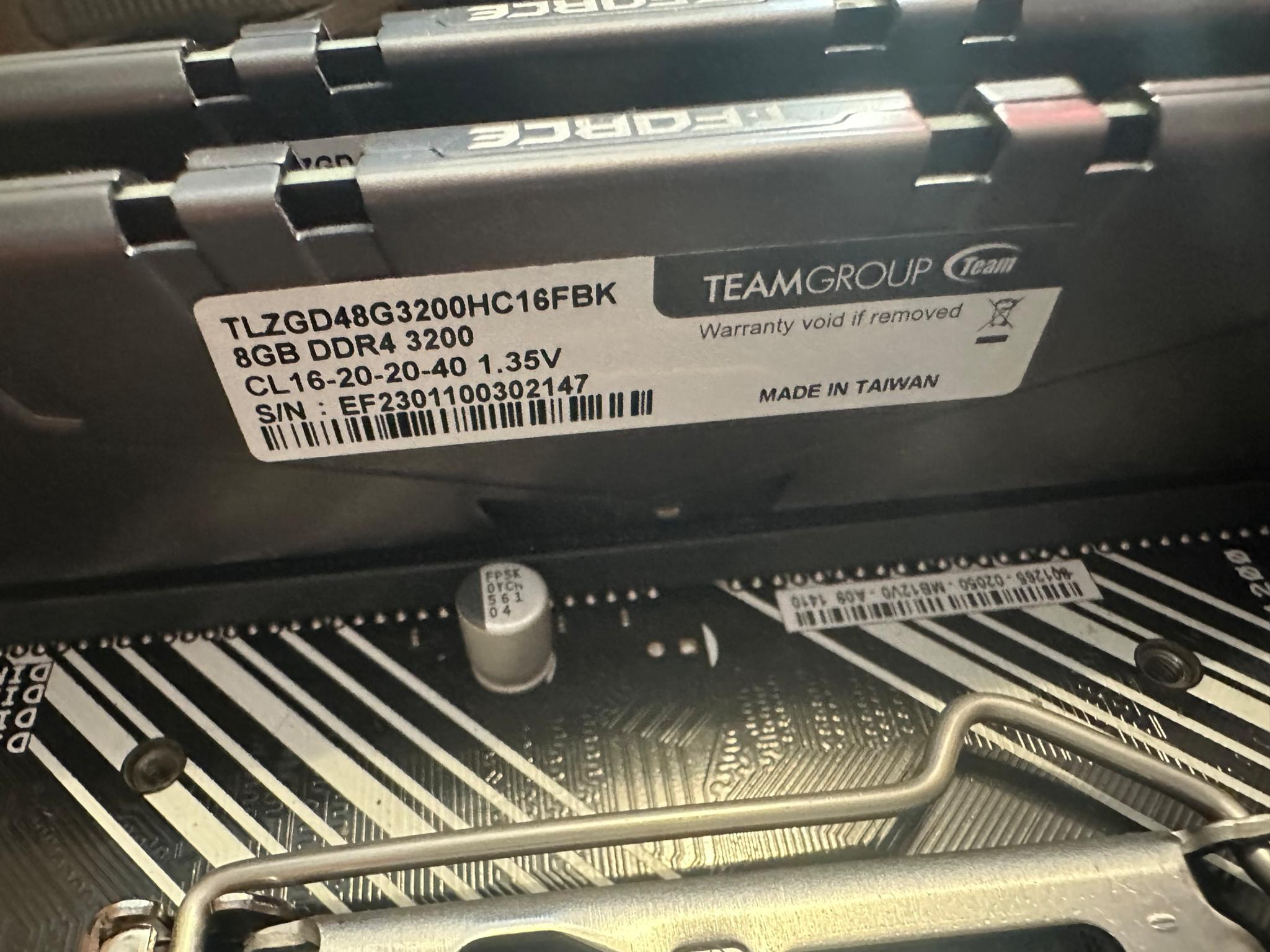 PC Part Bundle 10600k, Motherboard, and 16gb Ram