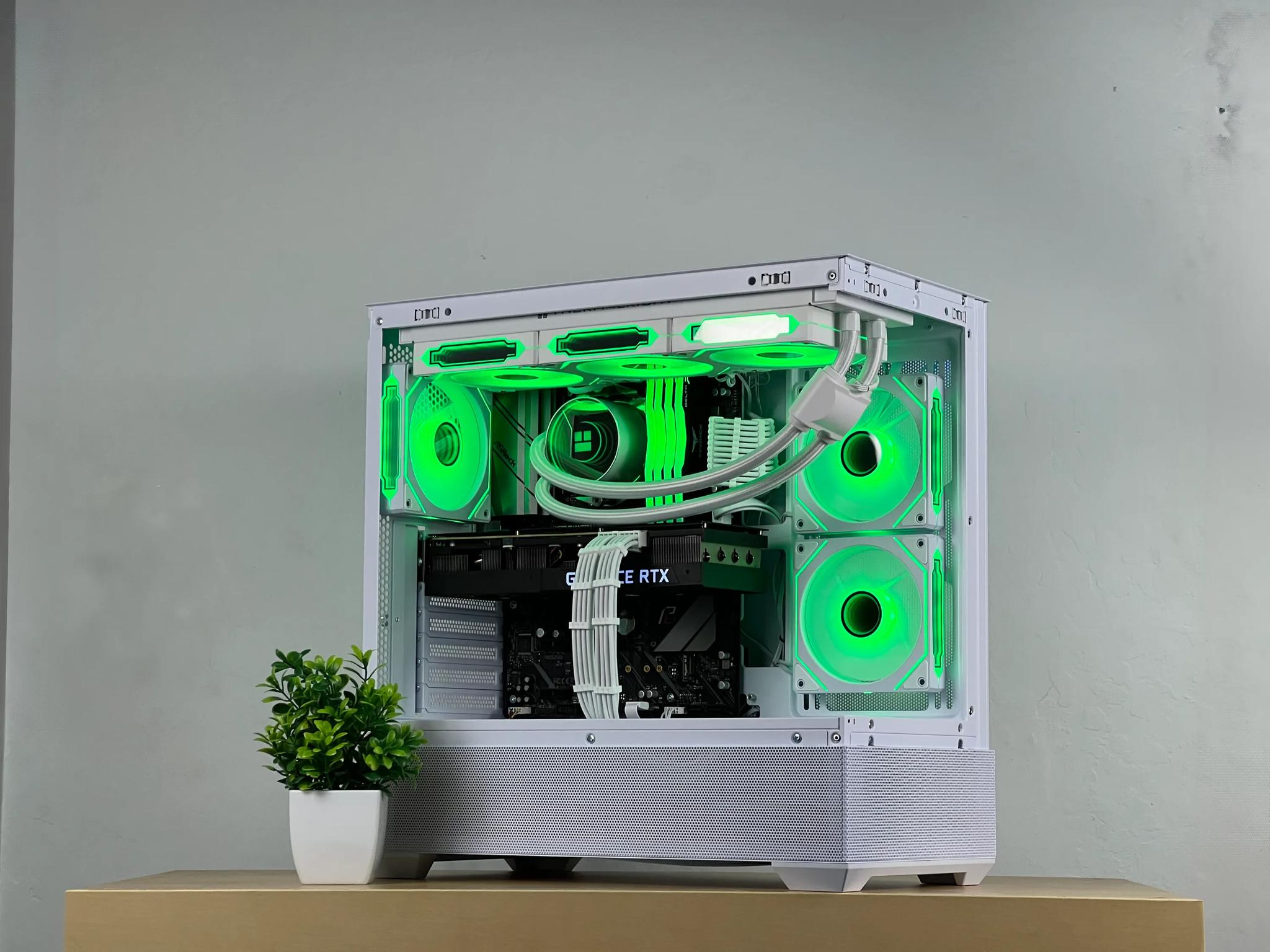 🧊1440P Gaming PC // RTX 3080 10GB // Ryzen 7 5700X // 1TB NVMe SSD // 32GB RAM | WiFi + ...