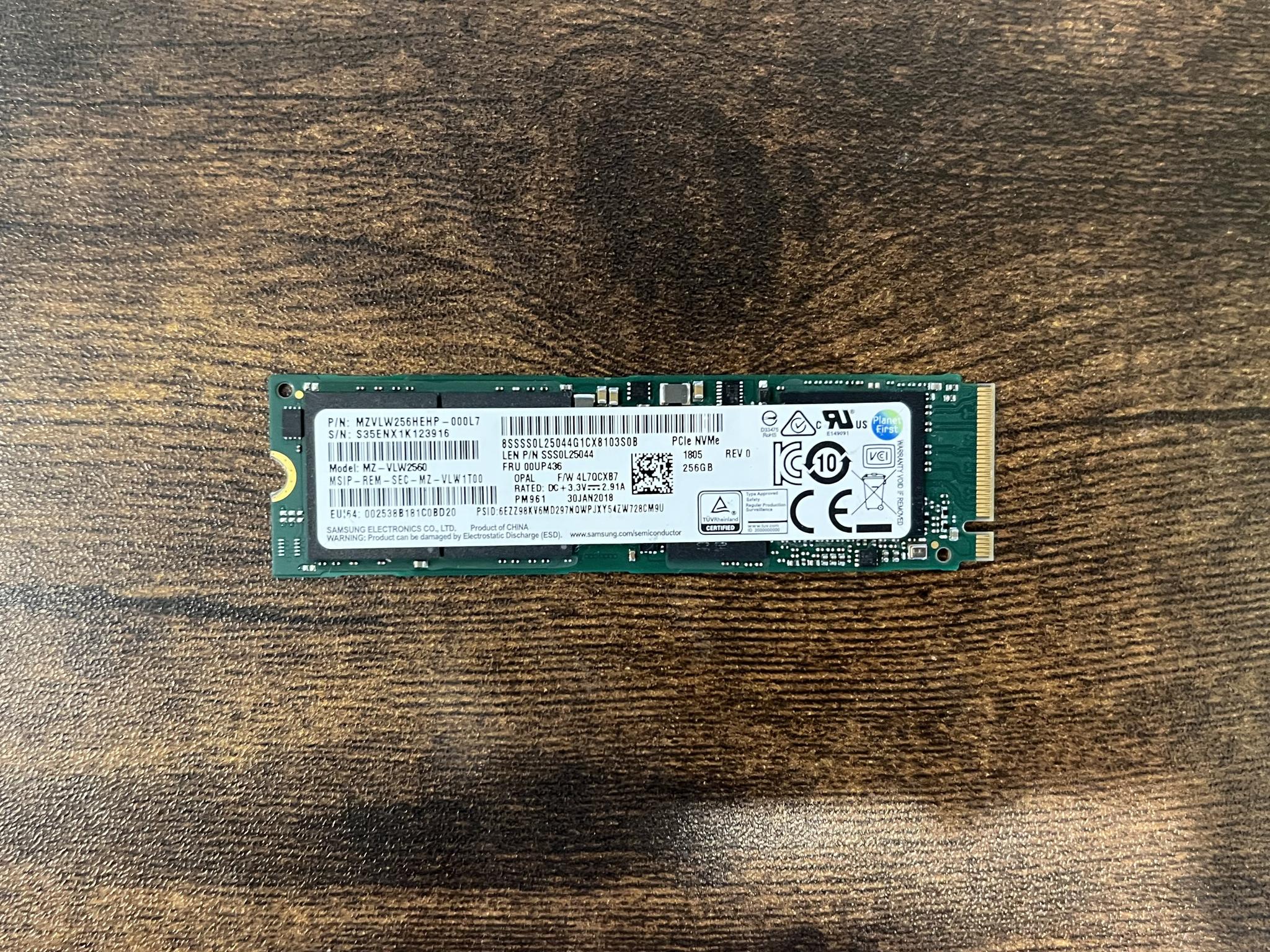 Samsung 960 Evo 256GB - Image 1