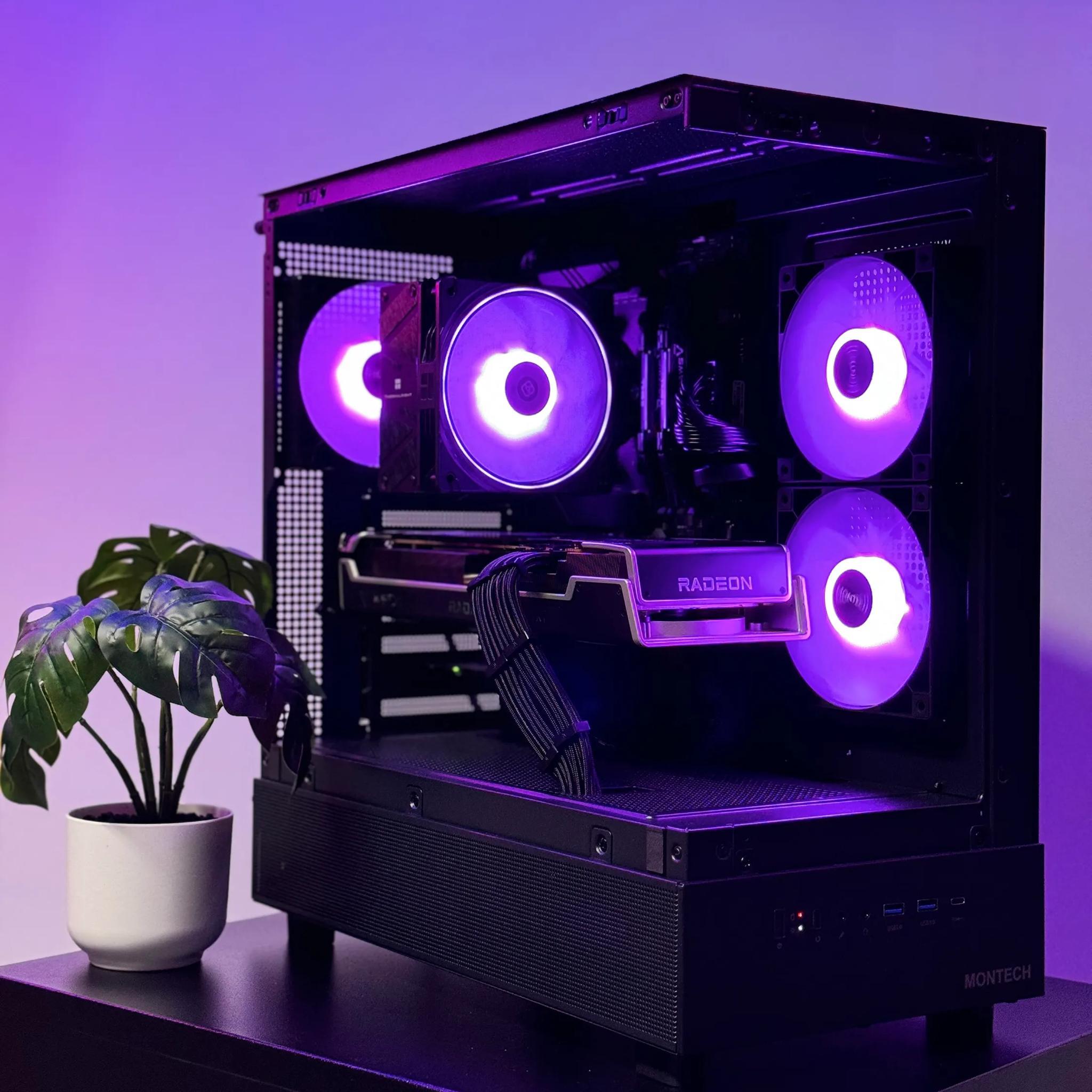 Swift XR- Radeon RX 6750 XT 12 GB VRAM, AMD Ryzen 5 5600X, ROG Strix MOBO, 1TB SSD, 32GB RAM, 750w