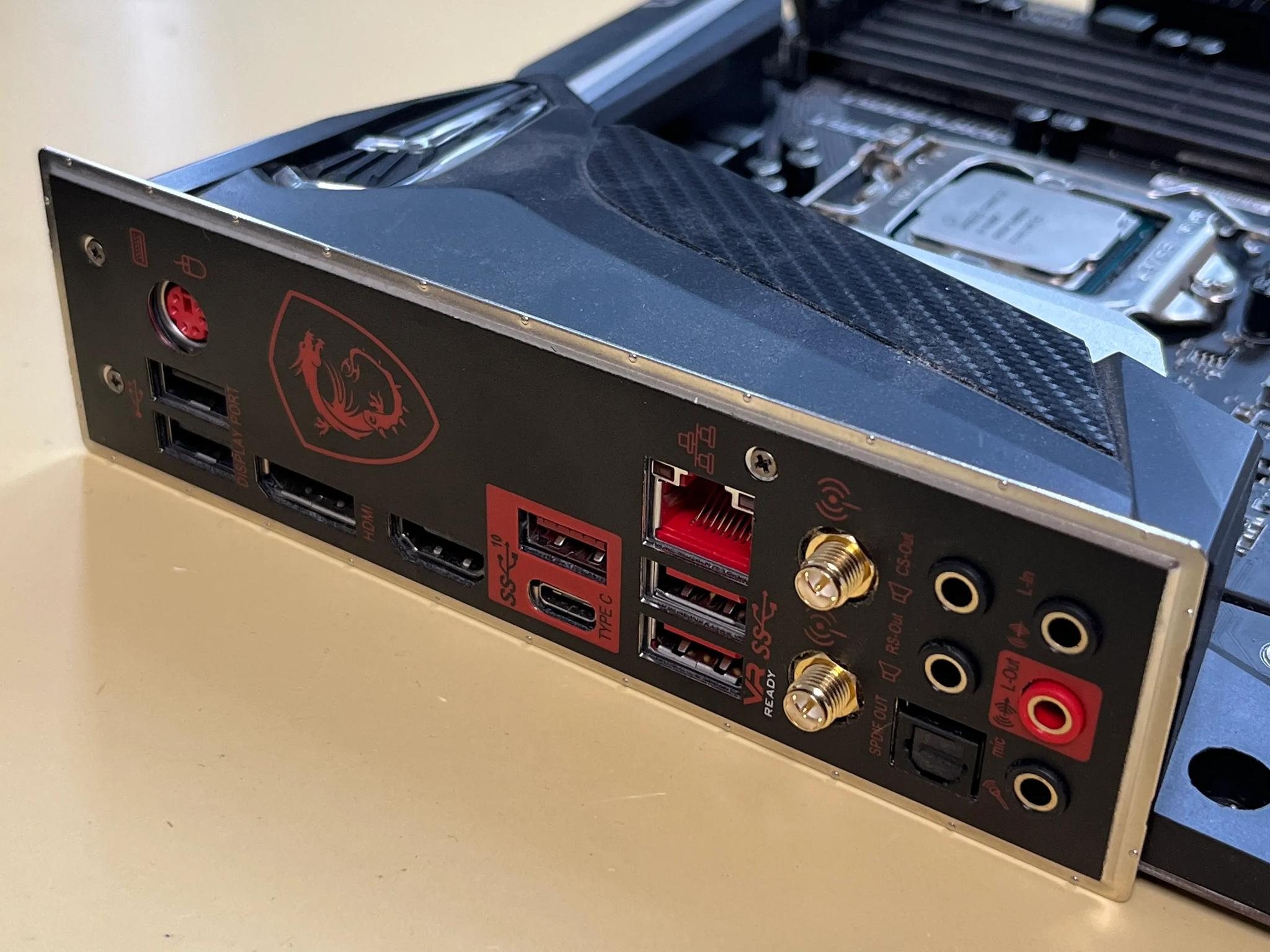 MSI MPG Z390 GAMING PRO CARBON motherboard w/ i3-9100F CPU