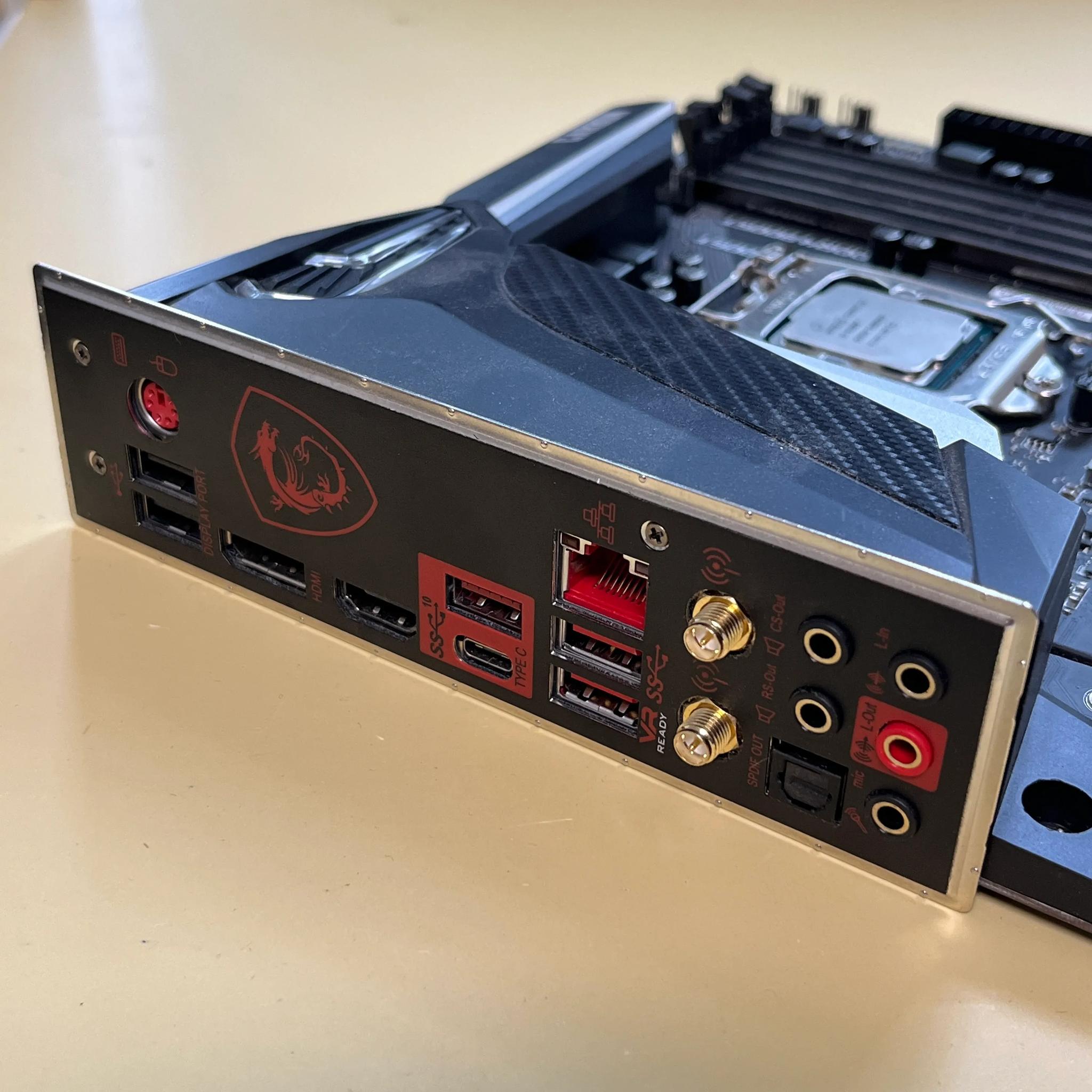 MSI MPG Z390 GAMING PRO CARBON motherboard w/ i3-9100F CPU
