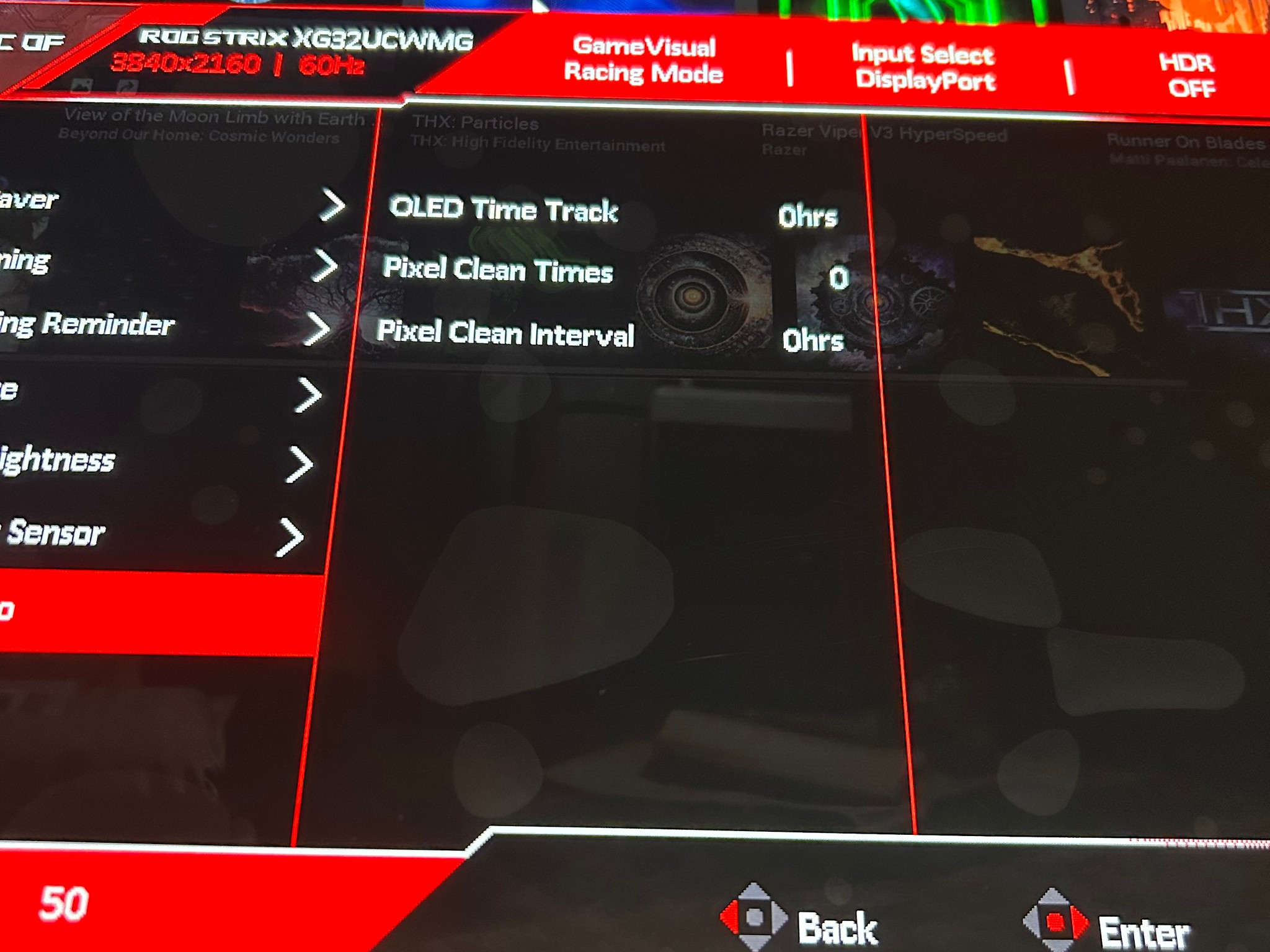 ASUS ROG Strix OLED 32" 4K (3840 x 2160) 240Hz OLED Gaming Monitor (XG32UCWMG) (0 Hours Powered on!)