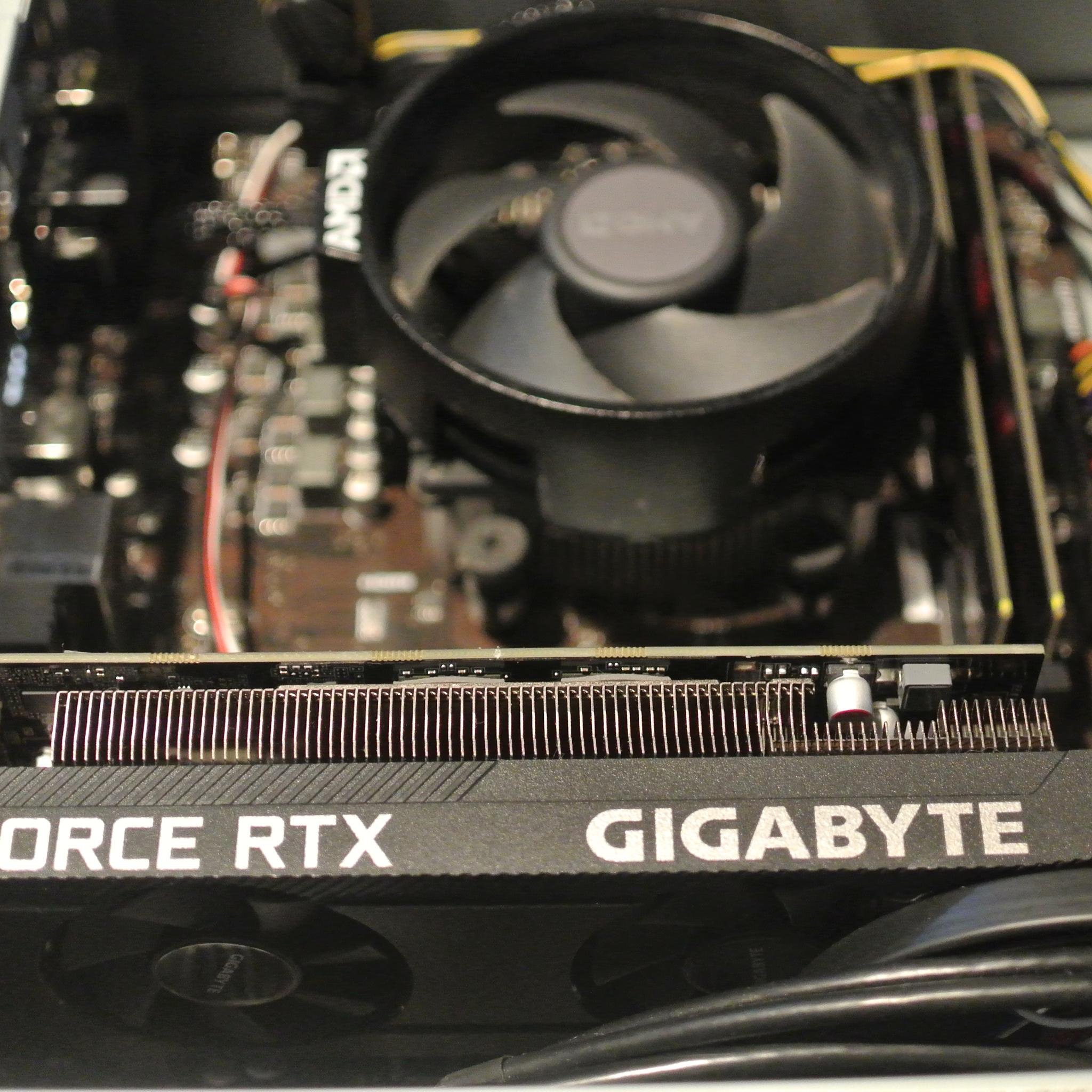 AMD Ryzen 5 1600 6-core + RTX 3050 6GB GPU | 16GB DDR4 3000MHz RAM + 512GB NVME Gaming PC