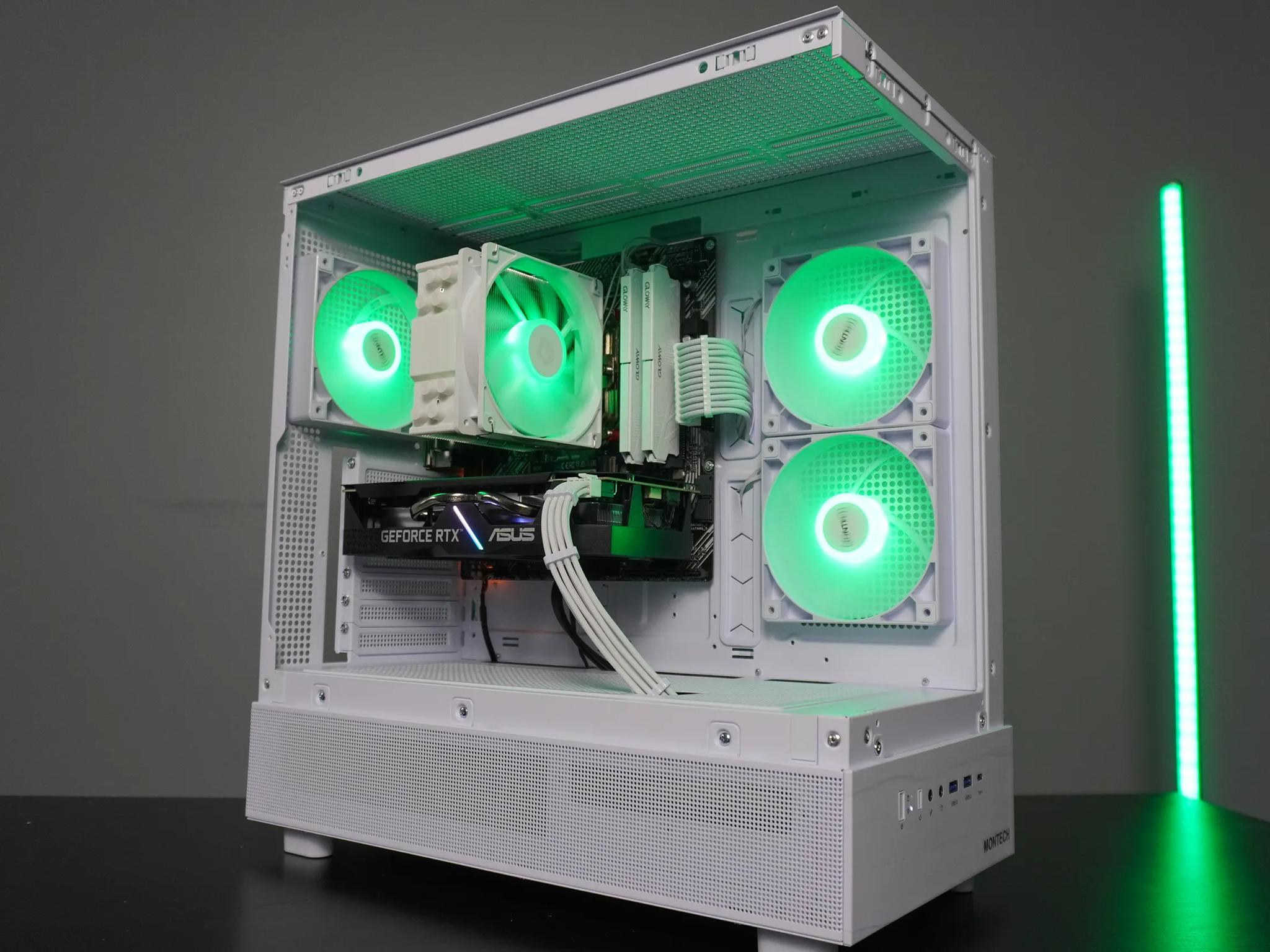 🤍AESTHETIC🤍 RTX GAMING Beast 💚 RTX 2060 6GB 🧡 Ryzen 5 4500 | 16GB RAM | 1TB NVME