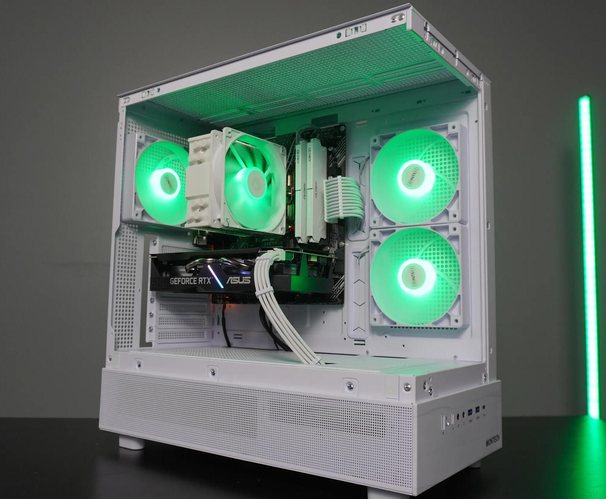 🤍AESTHETIC🤍 RTX GAMING Beast 💚 RTX 2060 6GB 🧡 Ryzen 5 4500 | 16GB RAM | 1TB NVME