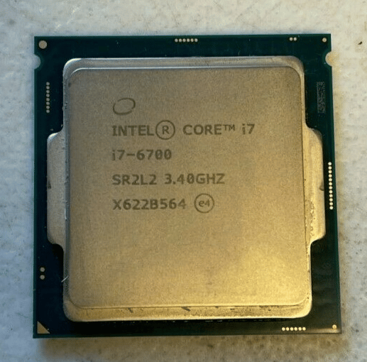 Intel Core i7-6700 CPU @ 3.40GHz