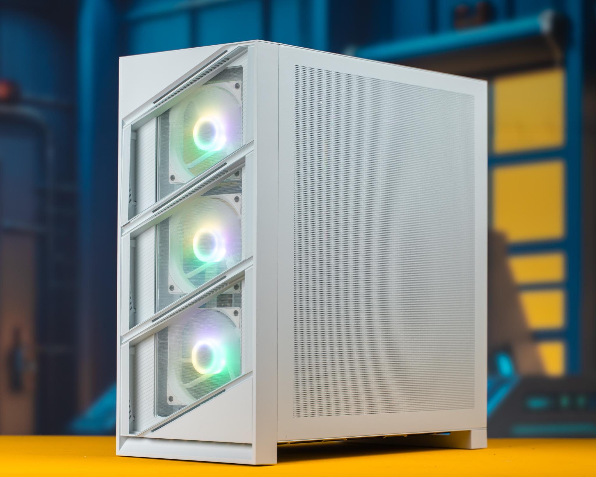 “Seganys” RX 7700 XT Ryzen 7 7800X3D 32GB Windows 11 2TB 1440P Powerhouse Gaming PC