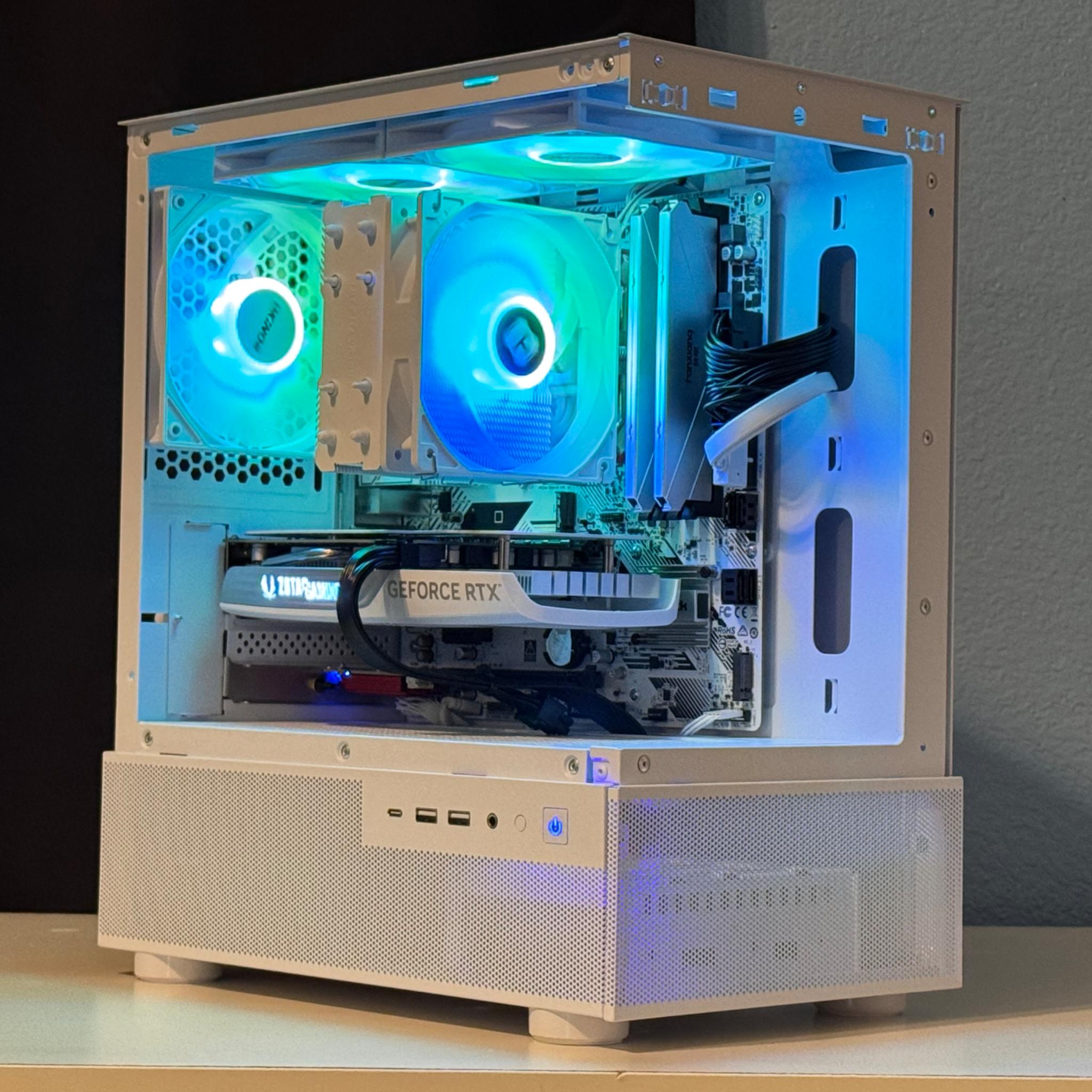 ⬜Whiteout⬜ Ryzen 5 5600 | RTX 4060 8GB White | 16GB Ram 3200mhz | 1TB nVME SSD | Win11 Pro + Wifi