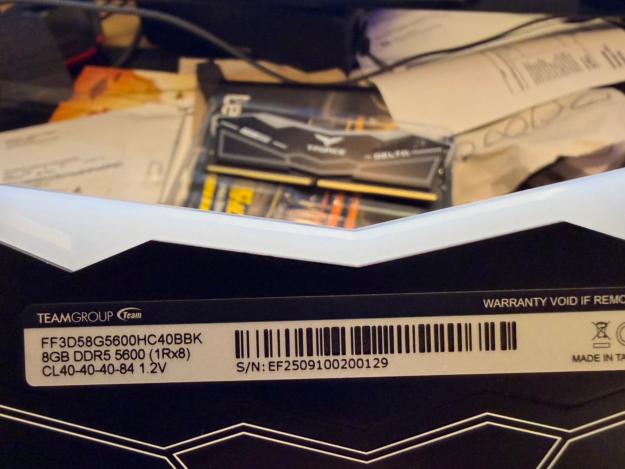 T Force 16gb DDR5 5600 cl40
