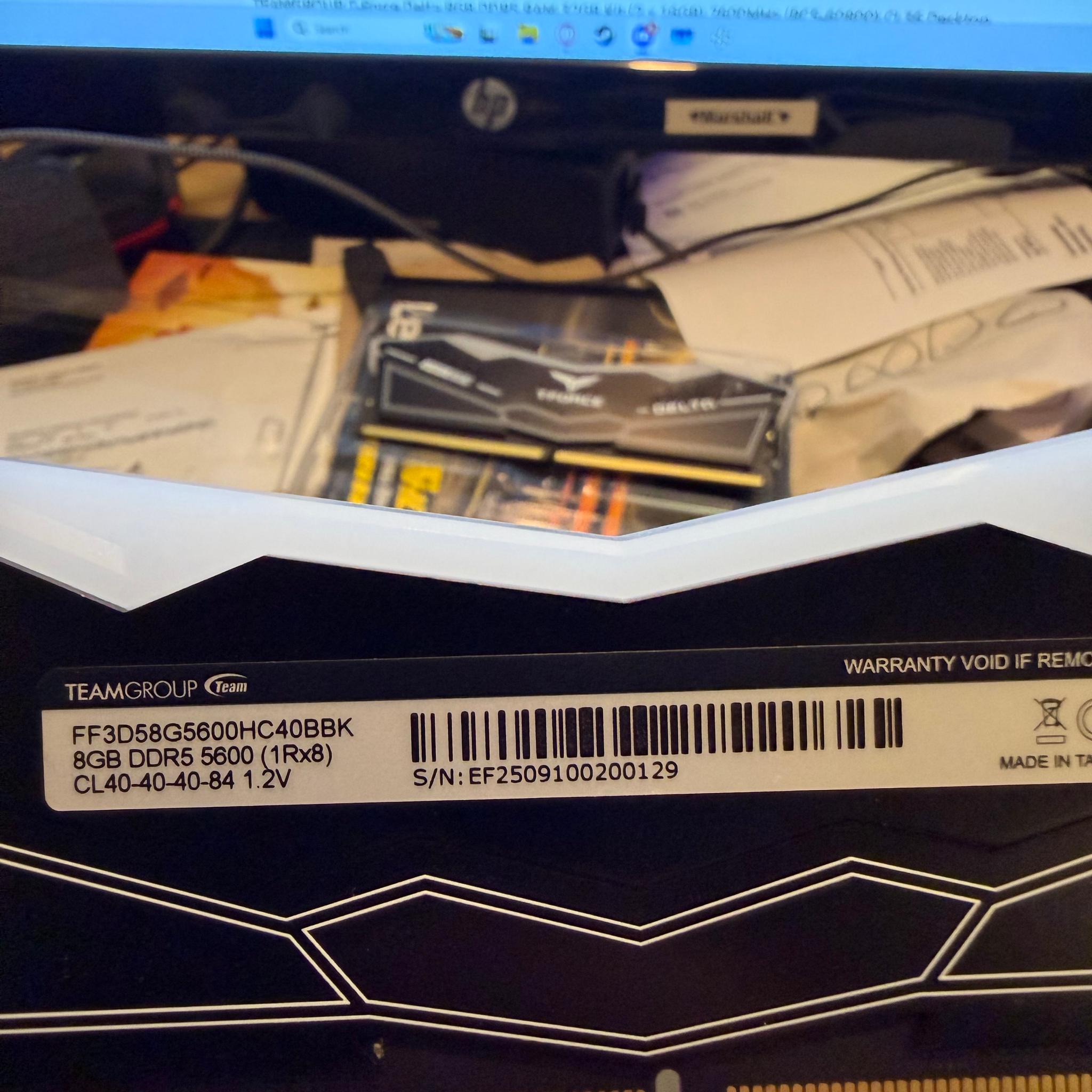 T Force 16gb DDR5 5600 cl40