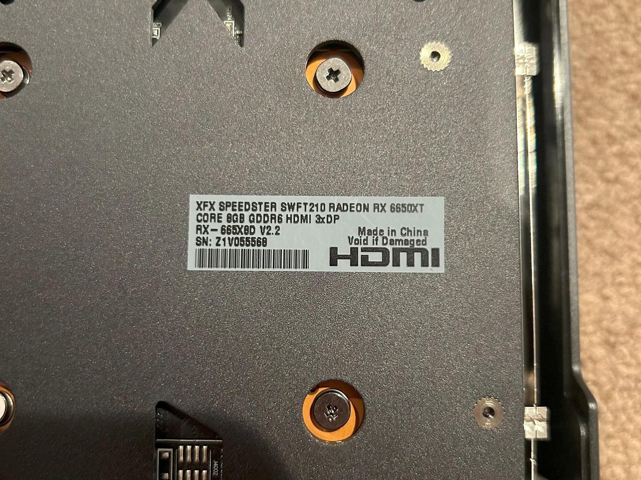 Swift RX 6650 XT