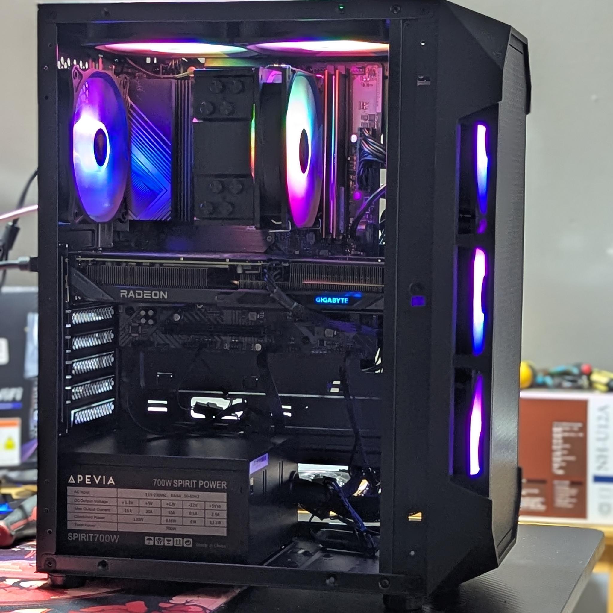 Gaming PC|AMD Ryzen 5 7600|Radeon RX 9060 XT|32 GB DDR5 6000 CL30|1 TB SSD|Windows 11 Home