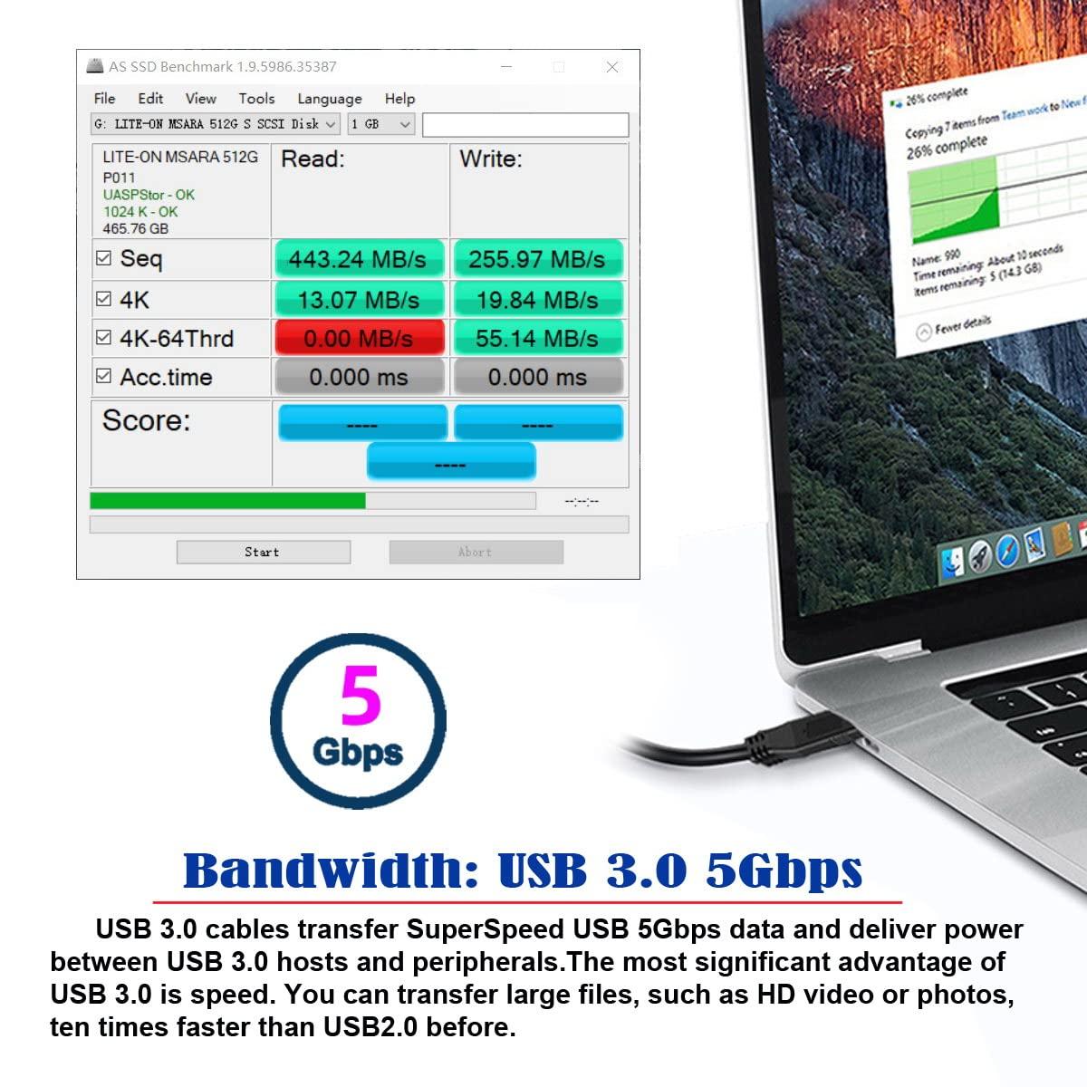 USB 3.0 to 12+6Pin SSD and SATA 22Pin PCB Disk Drive for 2010 2011 MAC Air A1369 A1370 SSD