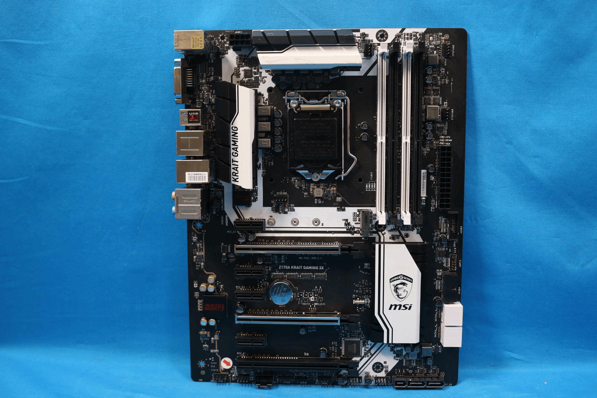 *READ* MSI Z170A Krait Gaming 3X Intel LGA1151/Socket H4 DDR4 ATX Desktop Motherboard No I/O Shield