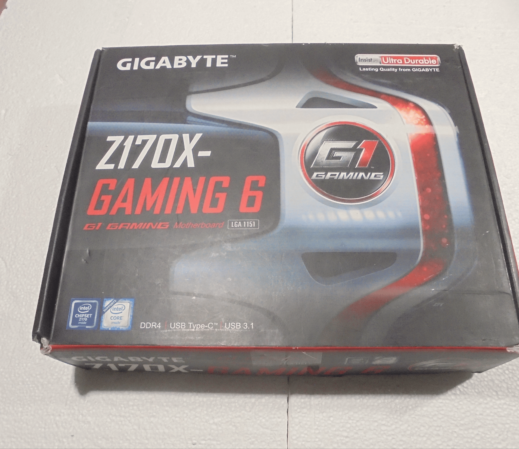 Gigabyte GA-Z170X-Gaming 6/Intel I7-6700K/16GB Asus Aura Ram/Original box
