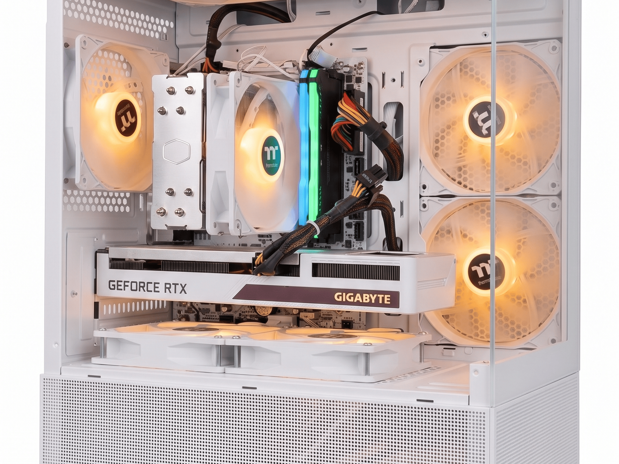 White Out RTX 3060 12GB Gaming PC - Ryzen 5500 | 16 GB DDR4 | 512 GB SSD