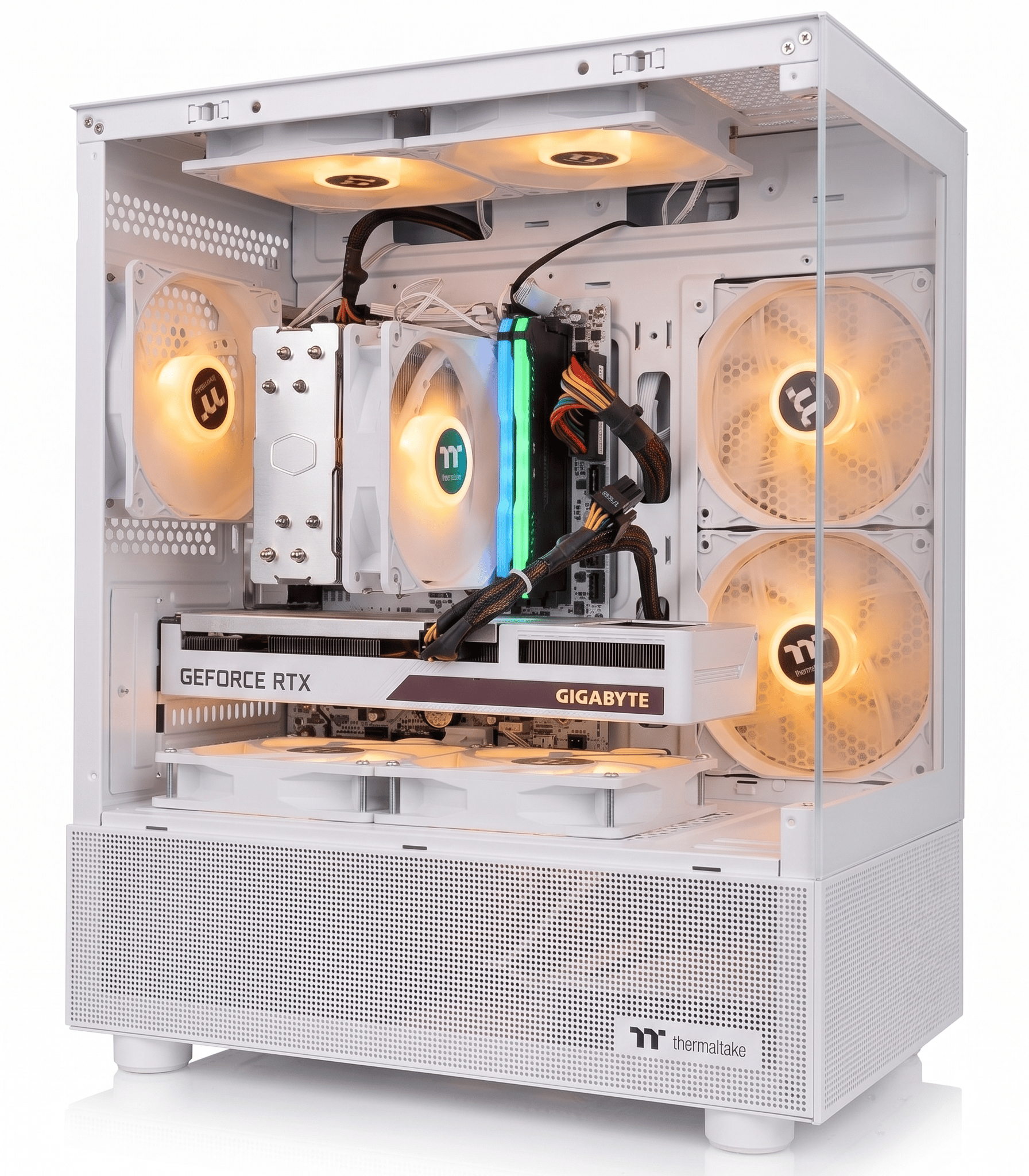 White Out RTX 3060 12GB Gaming PC - Ryzen 5500 | 16 GB DDR4 | 512 GB SSD