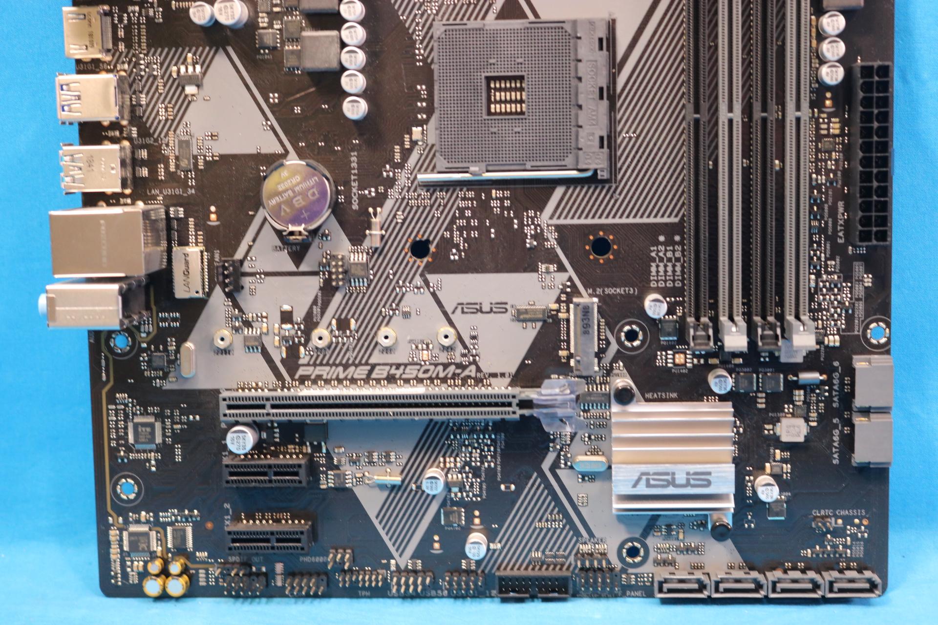 *Newest BIOS* ASUS Prime B450M-A AMD Socket AM4 DDR4 MicroATX Motherboard No I/O - 4096334505