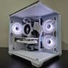 "THE ICE CUBE" Beautiful White Gaming PC | RTX 3050 | RYZEN 5 3600 | 16GB DDR4 RAM |