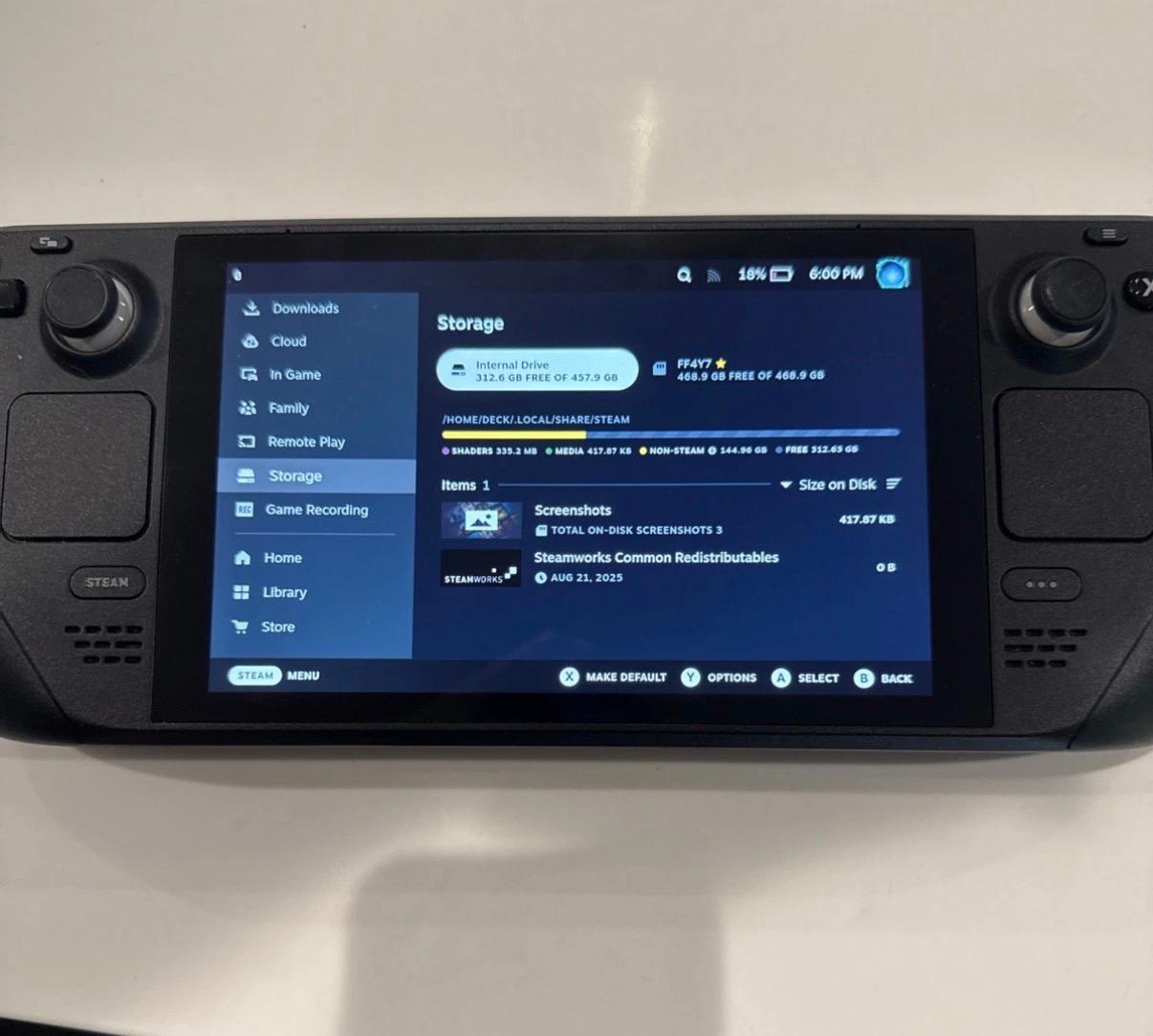 512GB LCD Steam Deck W/ Samsung 512gb Sd Card and accessories
