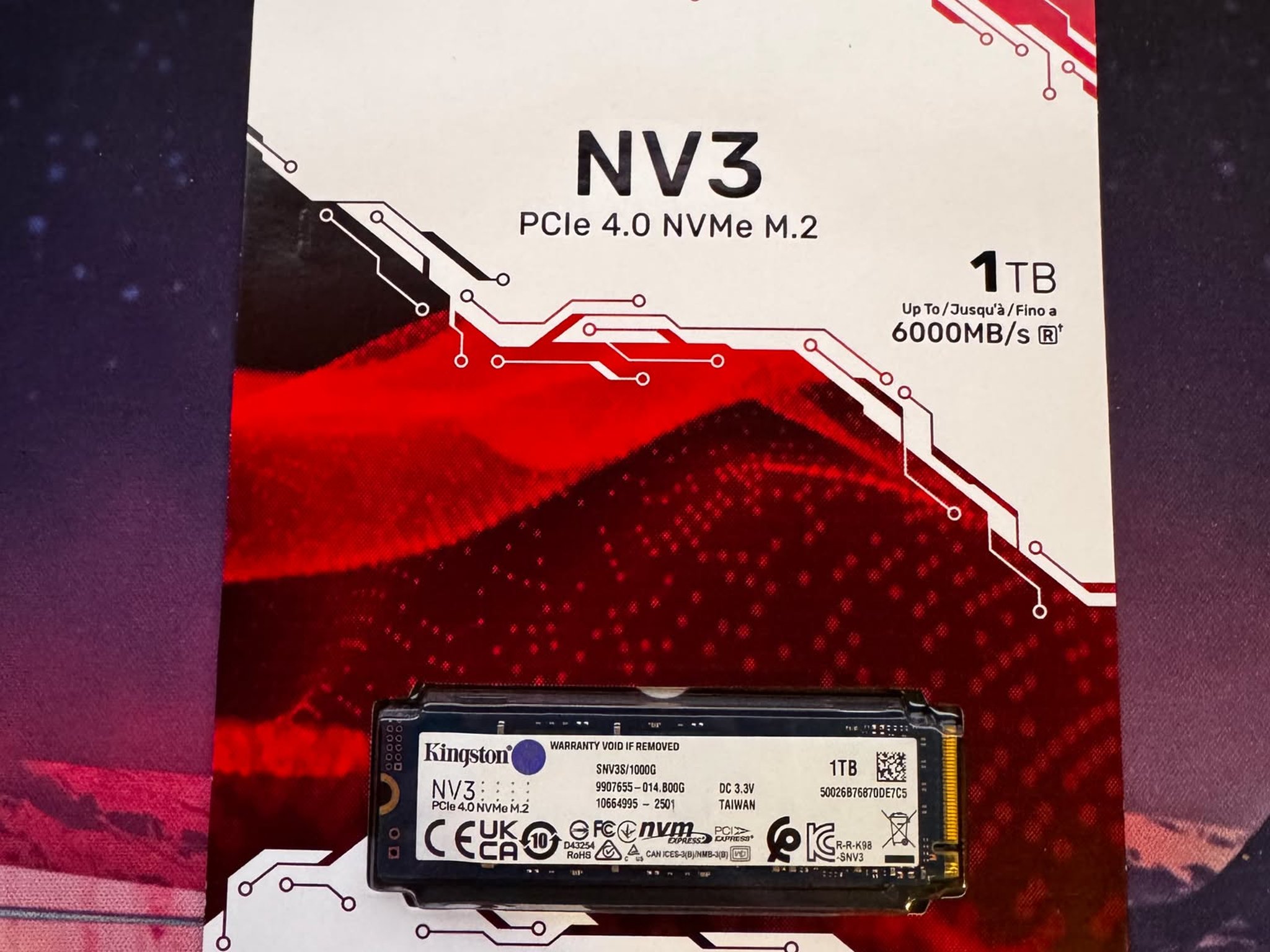 *NEW* Kingston NV3 M.2 2280 1TB PCIe 4.0 x4 NVMe SSD