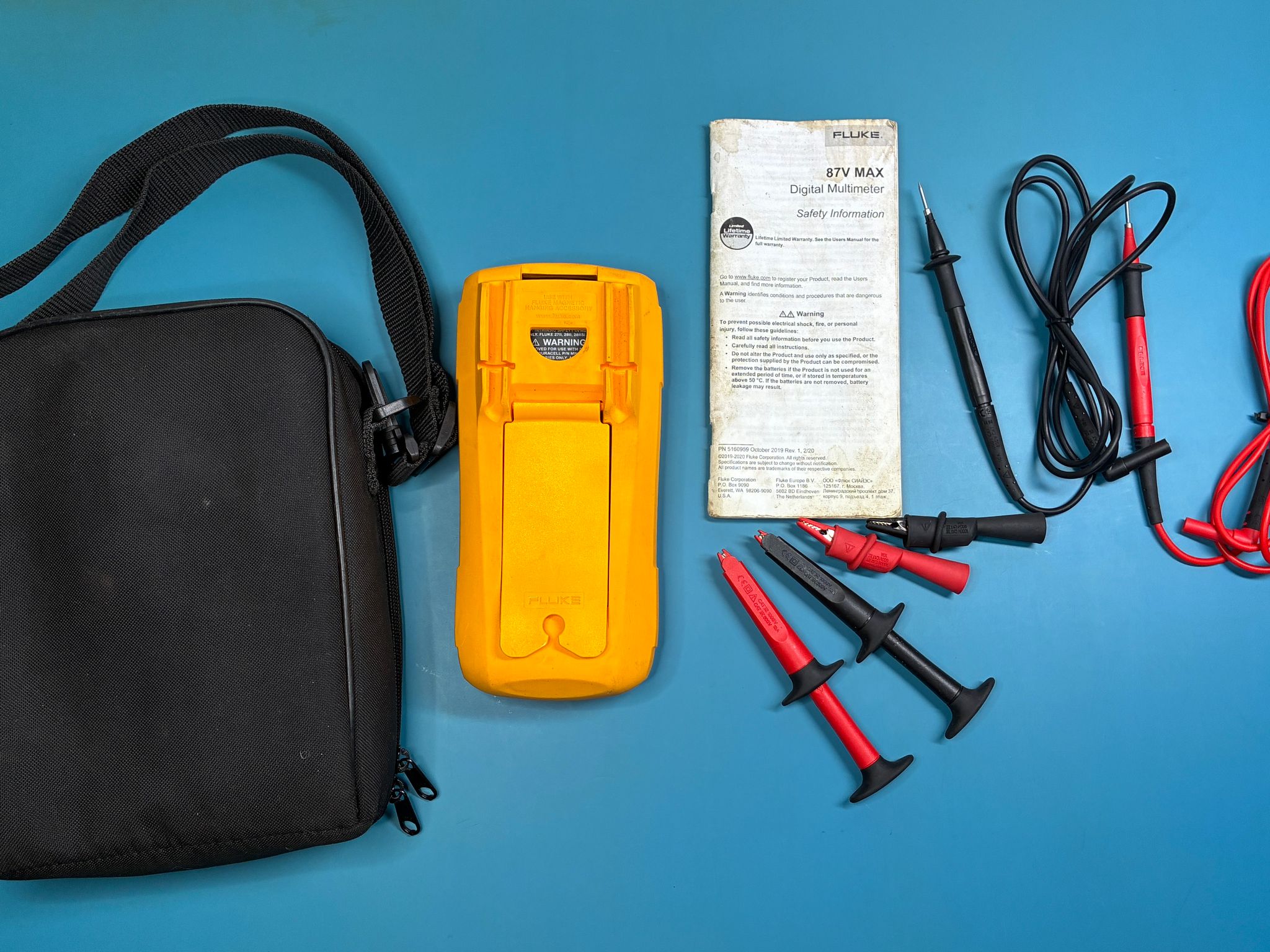 Fluke 87V MAX True-RMS Digital Multimeter (Electronics Lab Equipment)