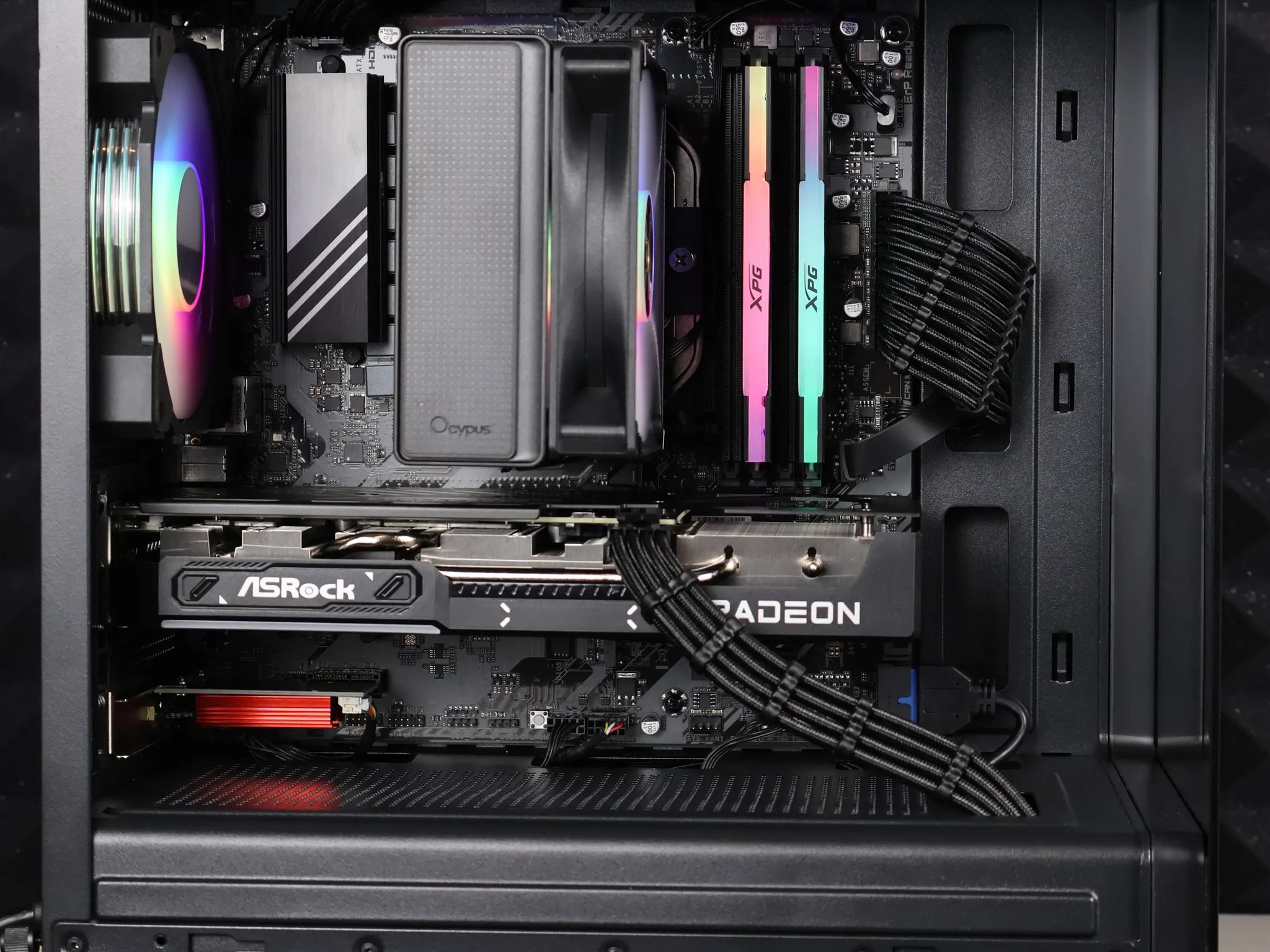 ⚫ Ryzen 5 7600X/RX 9060XT 16GB Gaming/Streaming PC ⚫