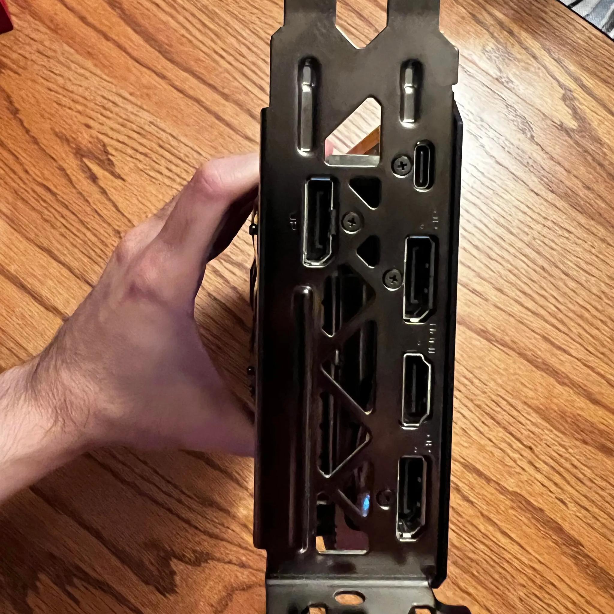 EVGA GeForce RTX 2080 GB Black  w/ Original Box - Works GREAT but LED Strip no-longer turns on! 