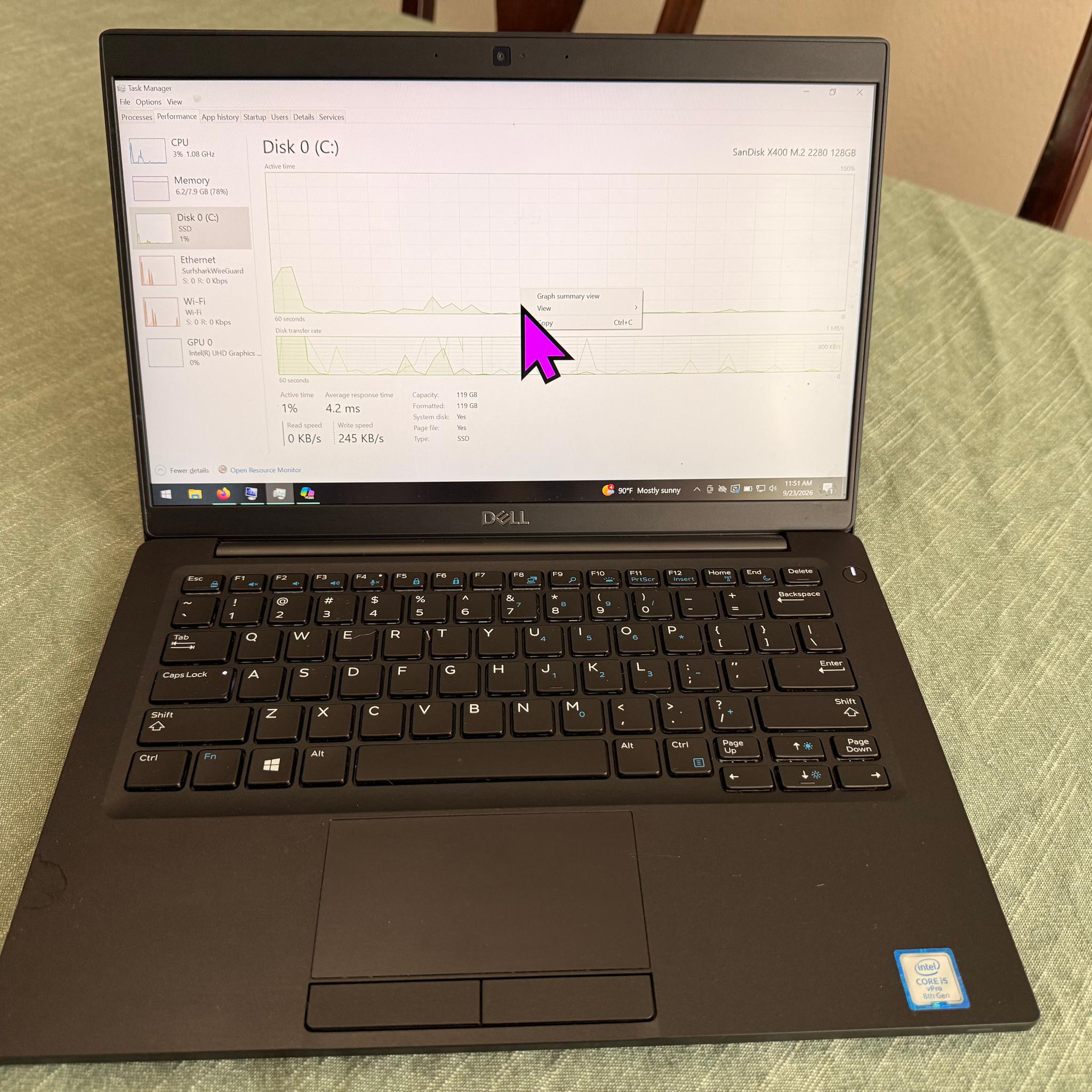 Like NEW Dell Latitude 7390 Notebook 8GB Ram Used, Like-New Dell Business Laptop