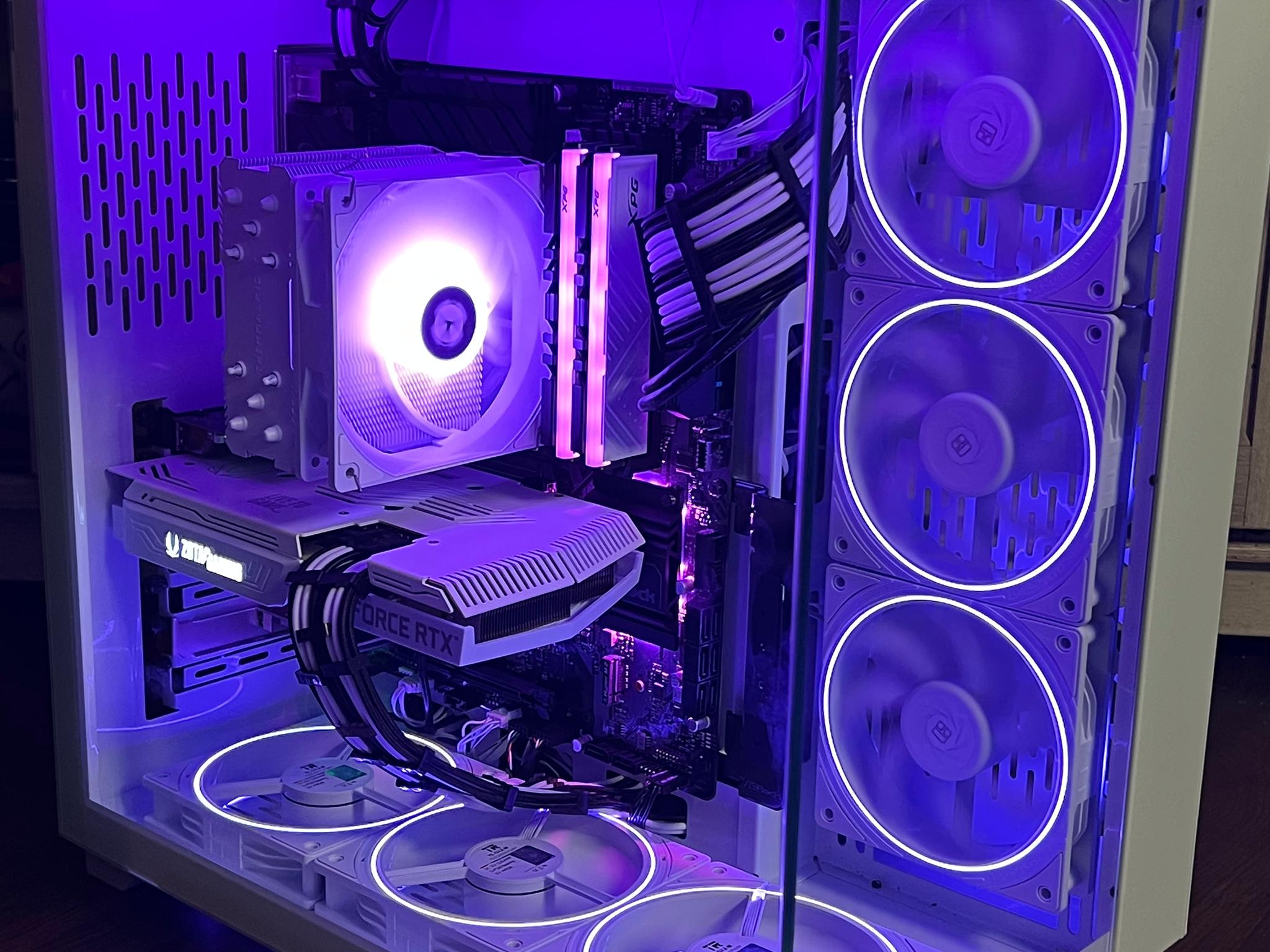 (ARTIC ICE) 1440p content creation pc with a fast 10 core I5 12600kf and 3060 12g Black friday deal