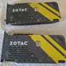Two (2) ZOTAC GeForce GTX 1080 AMP! graphics cards with SLI bridge