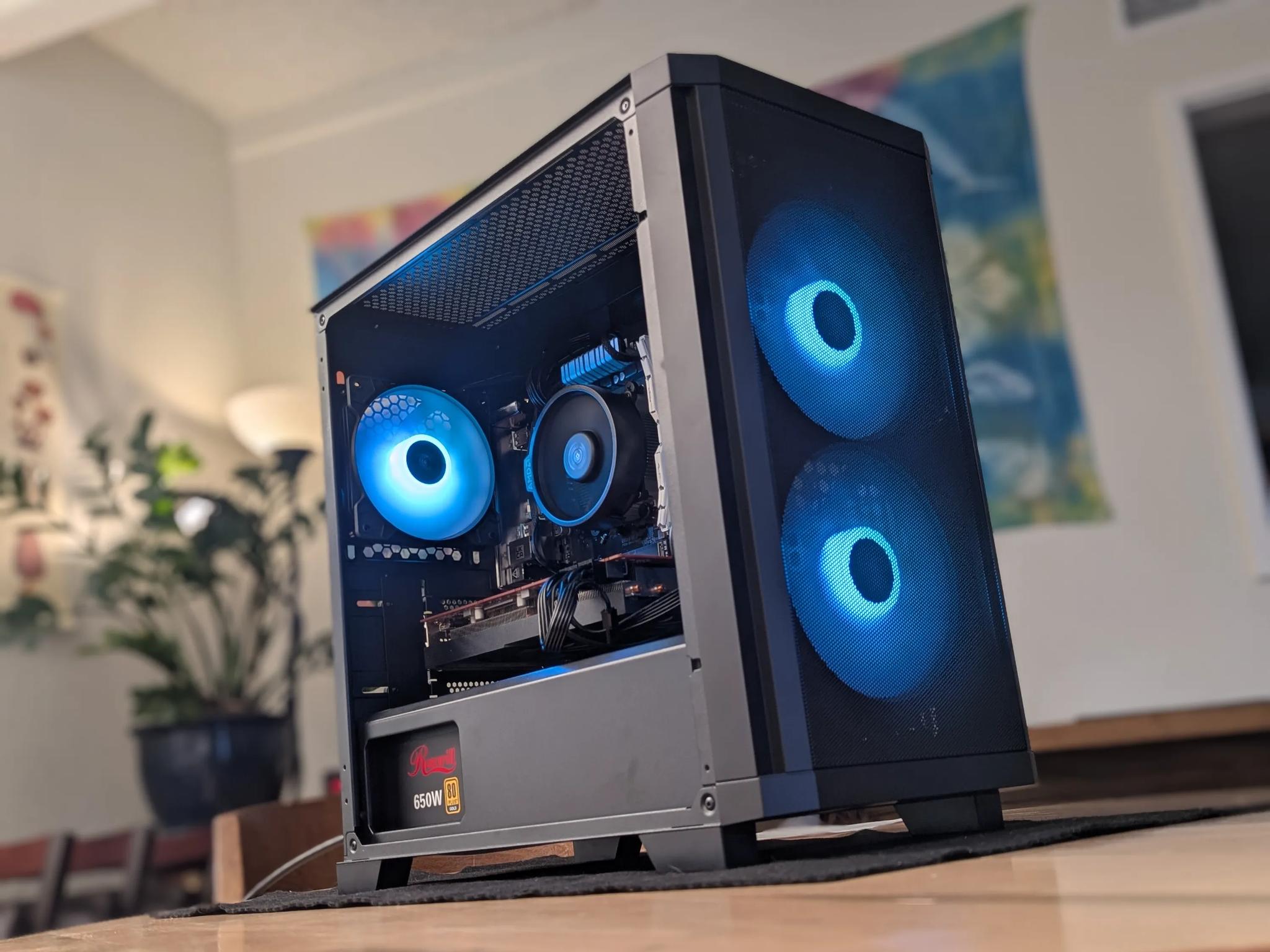 Hydra – 5700 XT / Ryzen 5 5500 – 16GB RAM, 1TB NVMe, 650W Gold – MicroATX Gaming PC